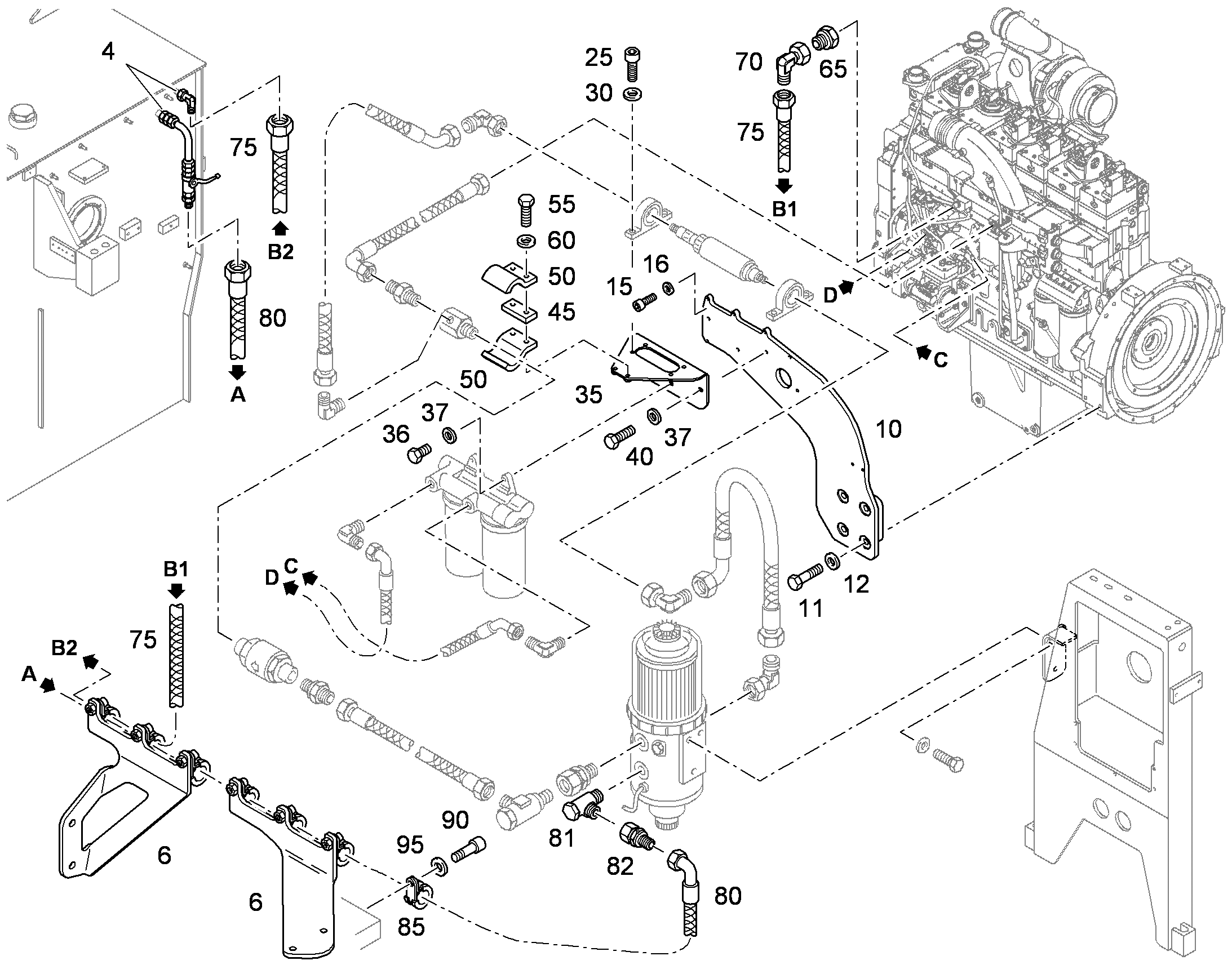 ПОДОГРЕВ ТОПЛИВА 10368567 LIEBHERR
