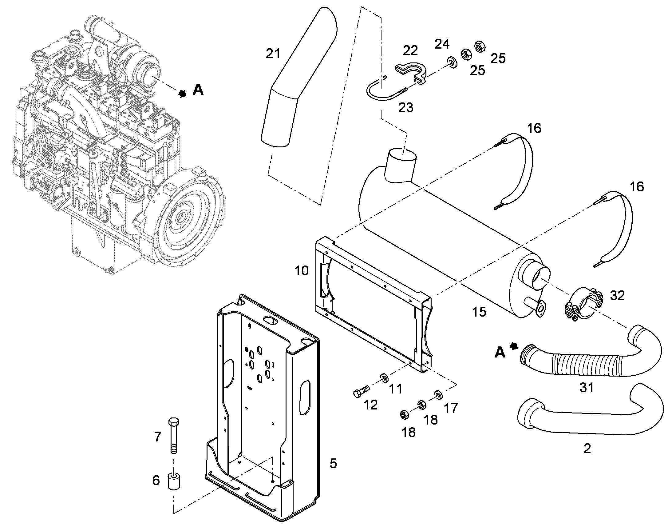 ШУМОГЛУШИТЕЛЬ 10335980 LIEBHERR