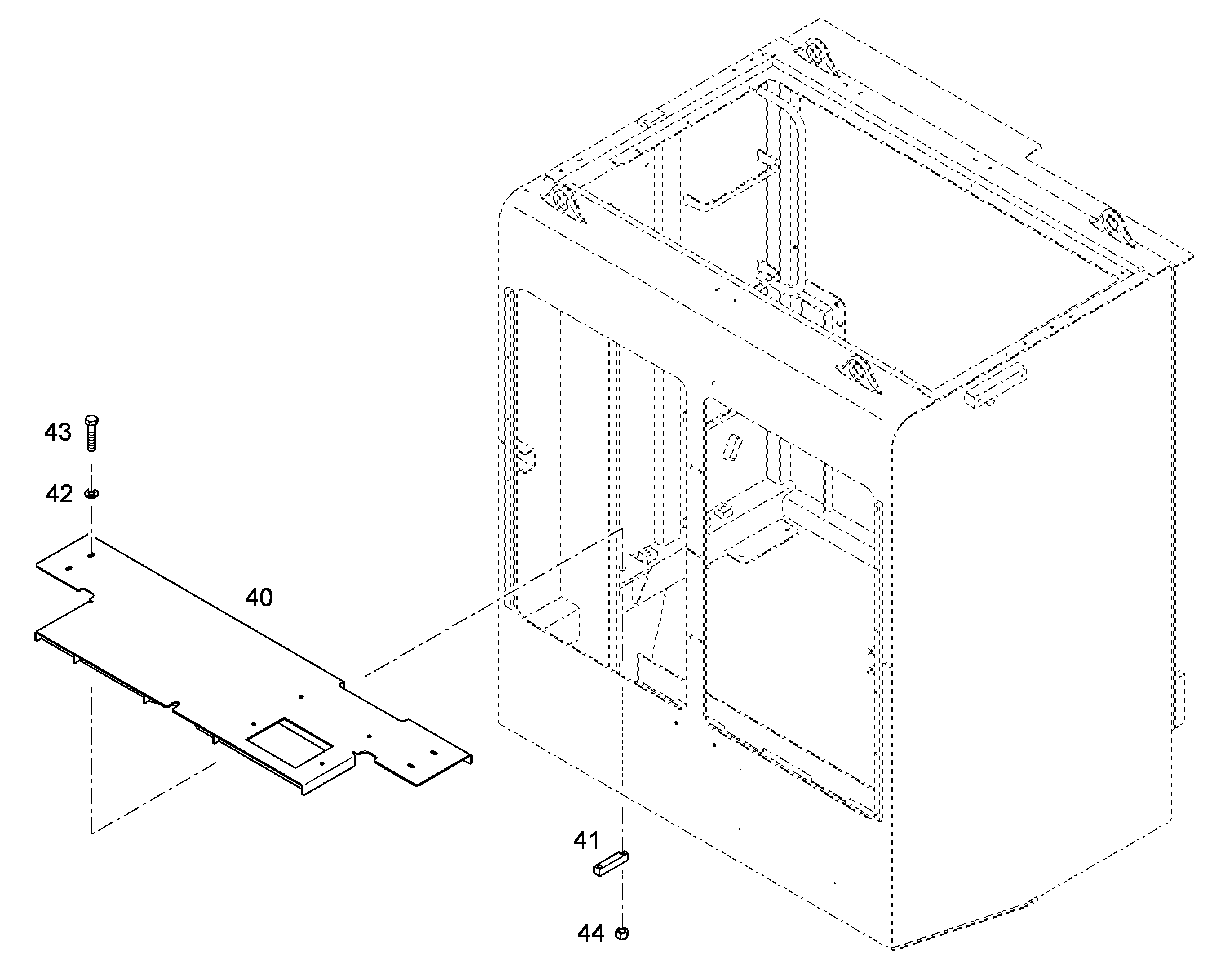 ПЛАНКА ОПОРНАЯ 10398059 LIEBHERR
