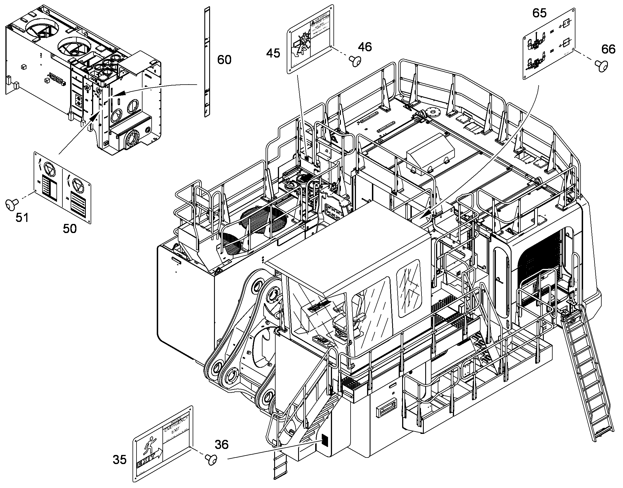 ЗНАК ПРЕДУПРЕЖДАЮЩИЙ 10380071 LIEBHERR