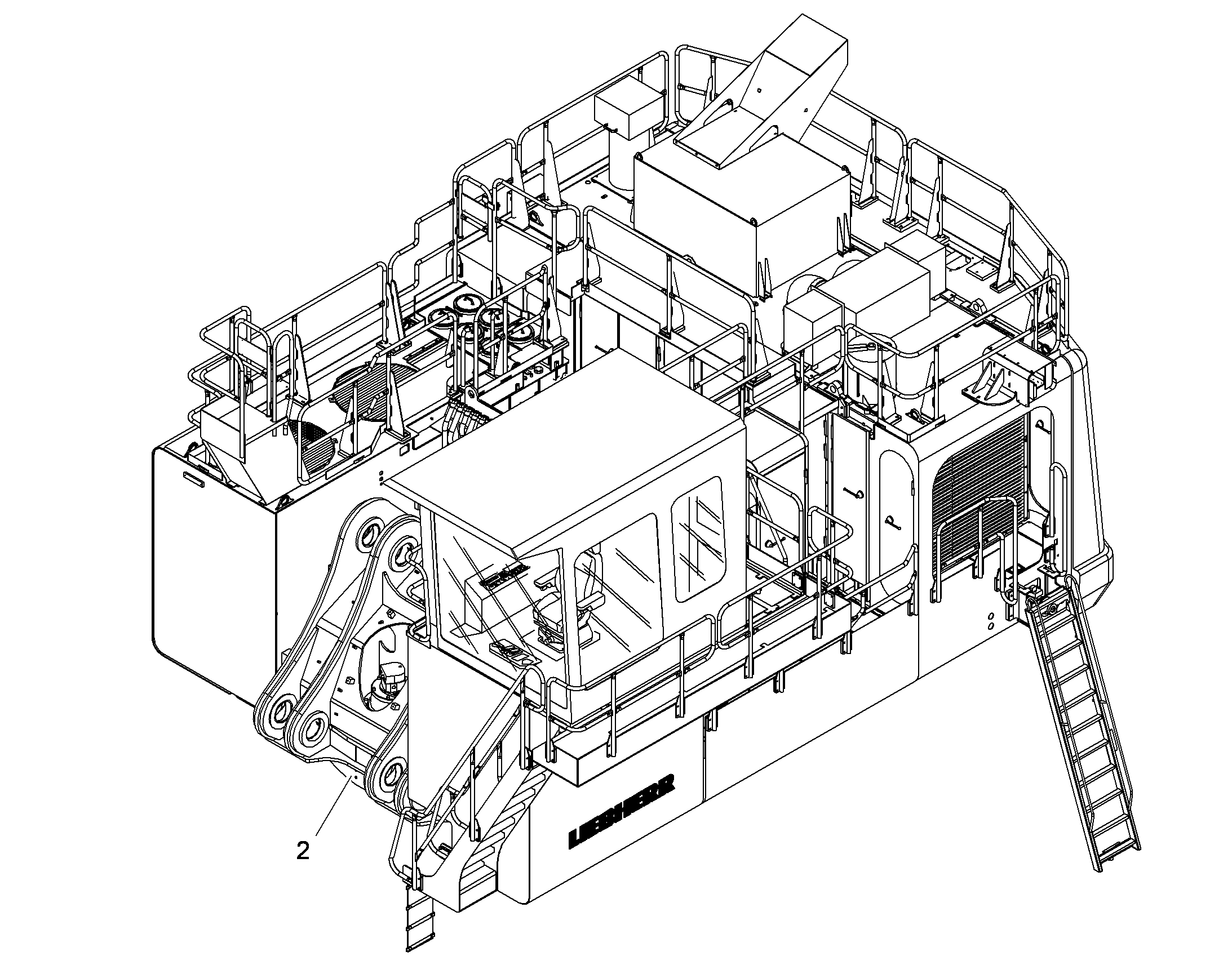 КРУГ КАТАНИЯ, УСТАНОВКА 10400196 LIEBHERR