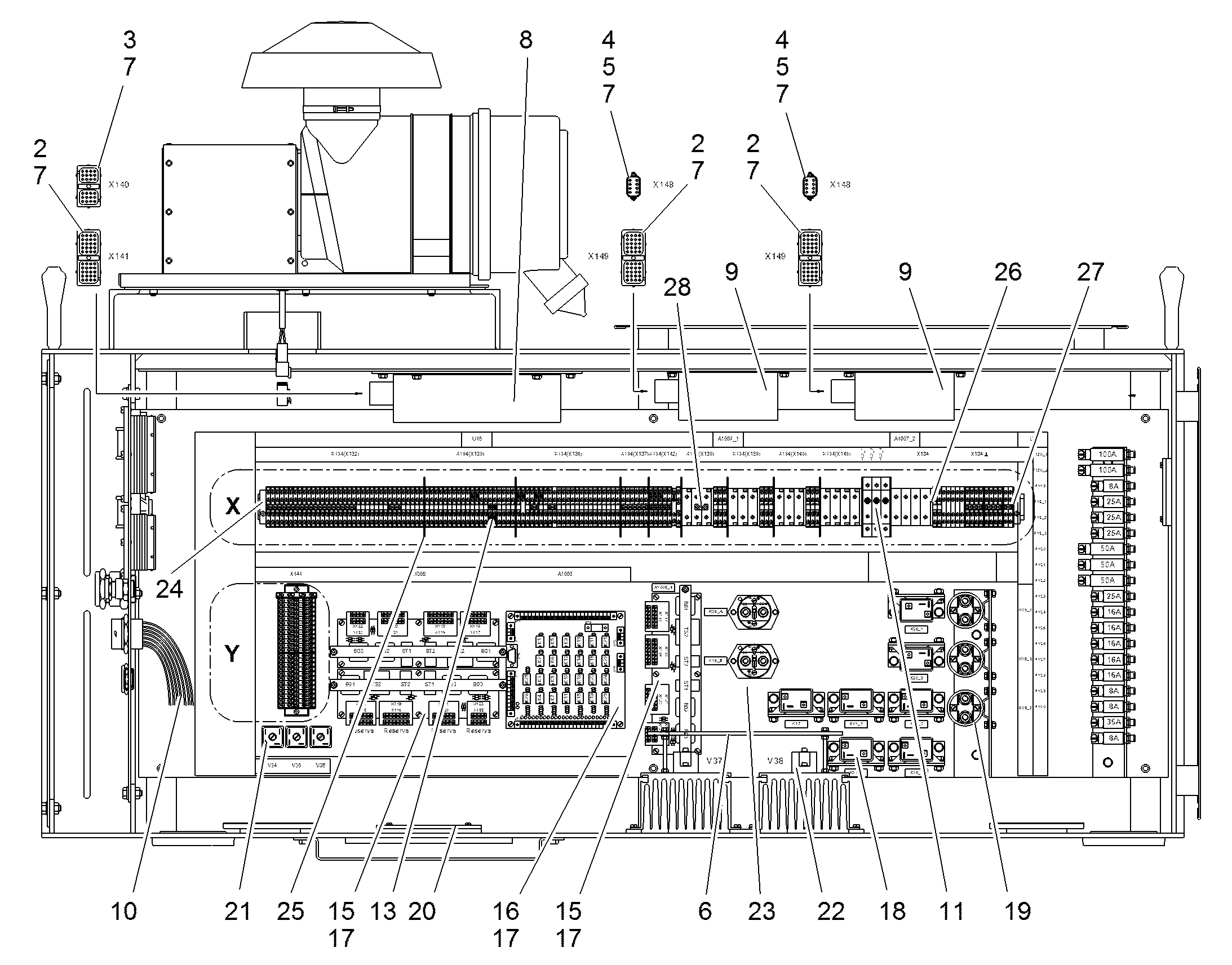 РЕЛЕ МОЩНОСТИ 10009888 LIEBHERR