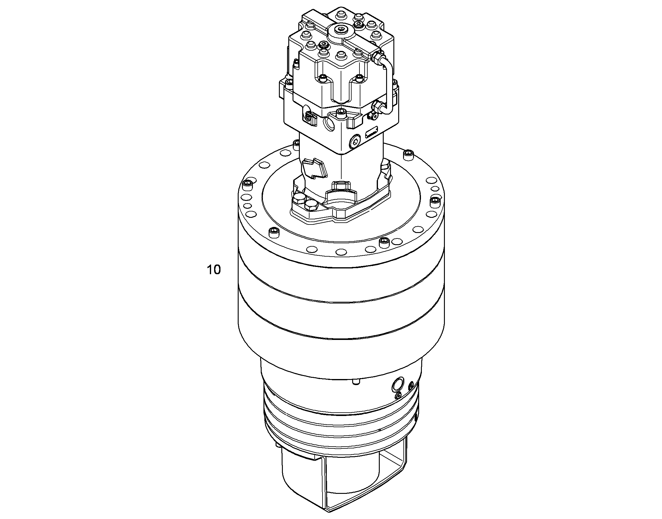 УЗЕЛ МЕХАНИЗМА ПОВОРОТА 10403249 LIEBHERR