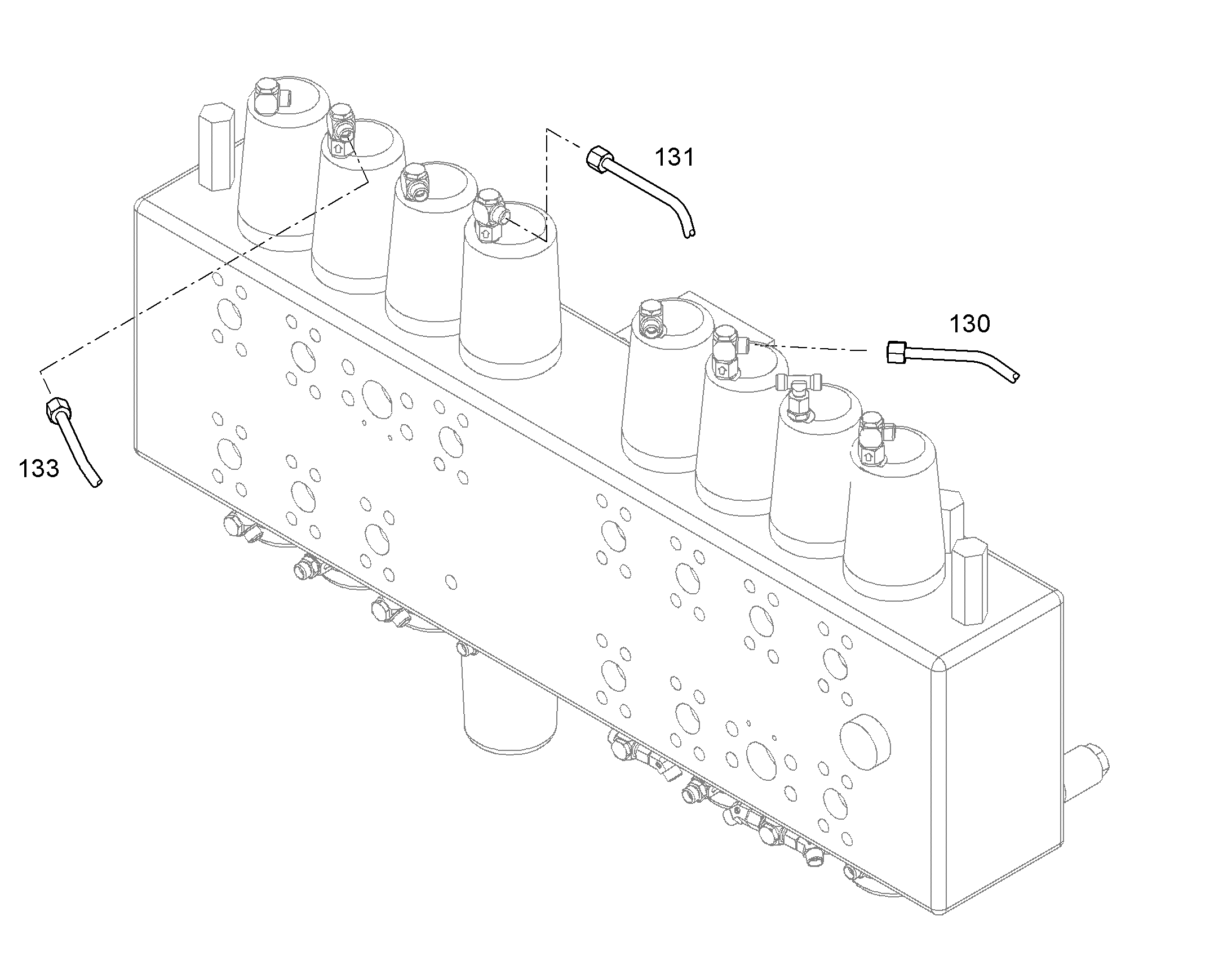 ТРУБА НАПОРНАЯ В СБОРЕ 10393543 LIEBHERR
