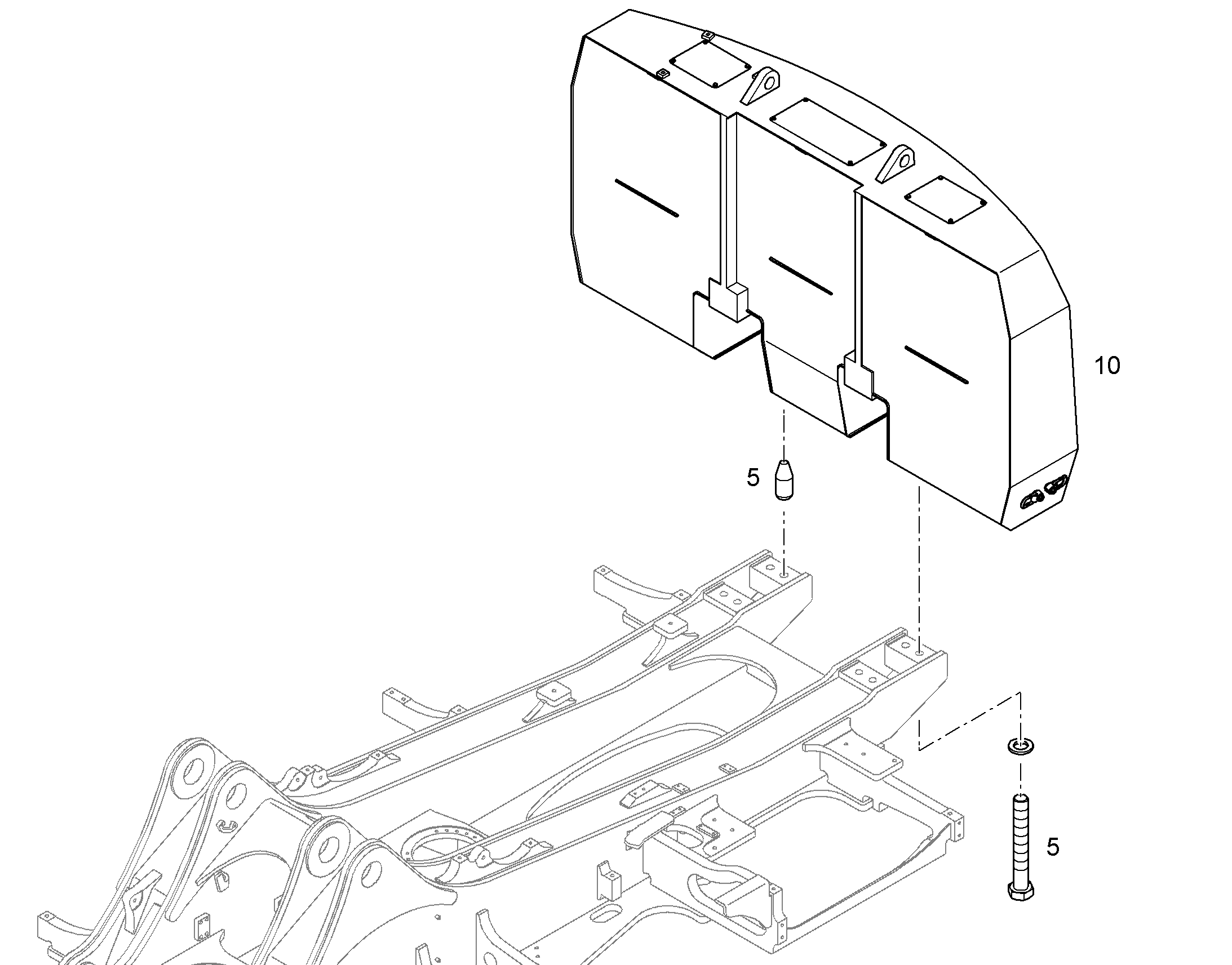 ДЕТАЛИ КРЕПЛЕНИЯ 10831812 LIEBHERR