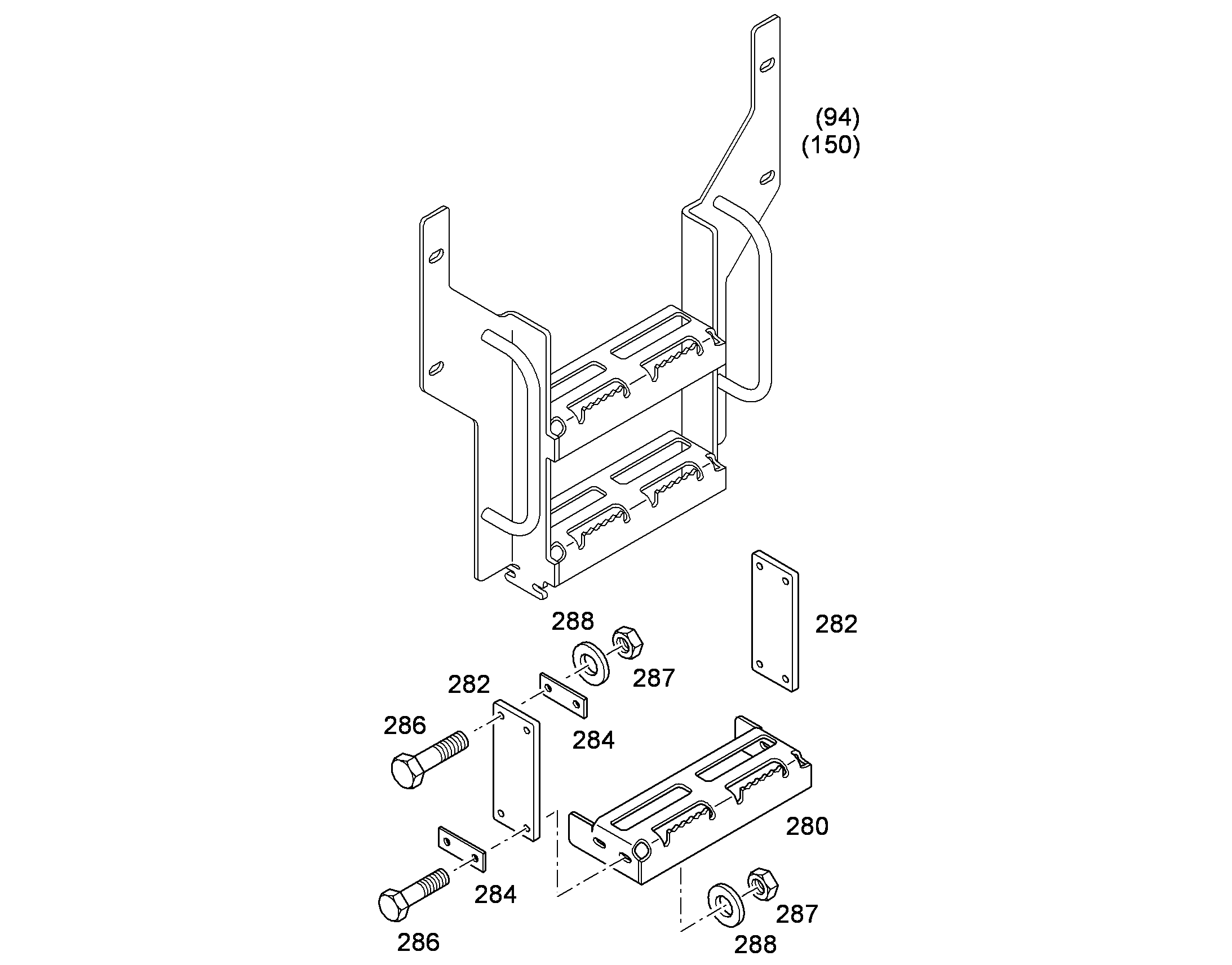 ПОДНОЖКА 10065187 LIEBHERR