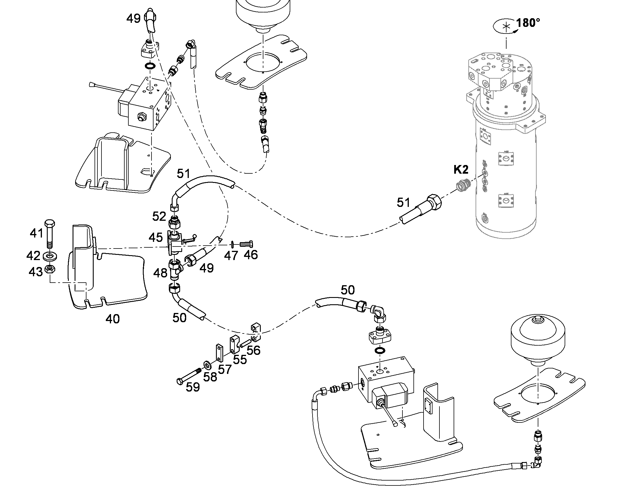 КРАН ЗАПОРНЫЙ ШАРОВОЙ 5613373 LIEBHERR