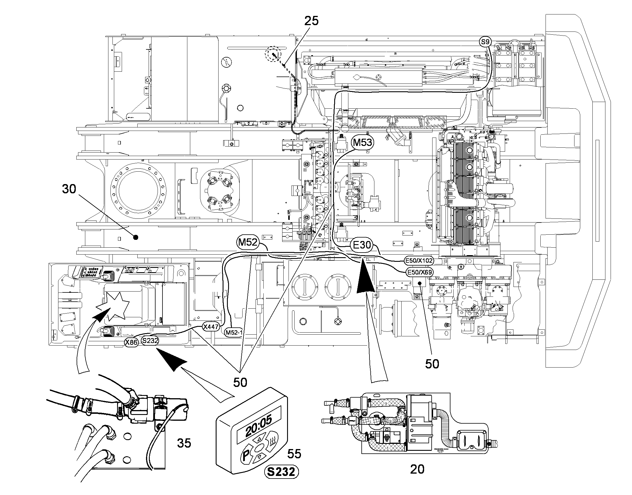 ВСТРОЕННЫЕ ДЕТАЛИ 10395458 LIEBHERR