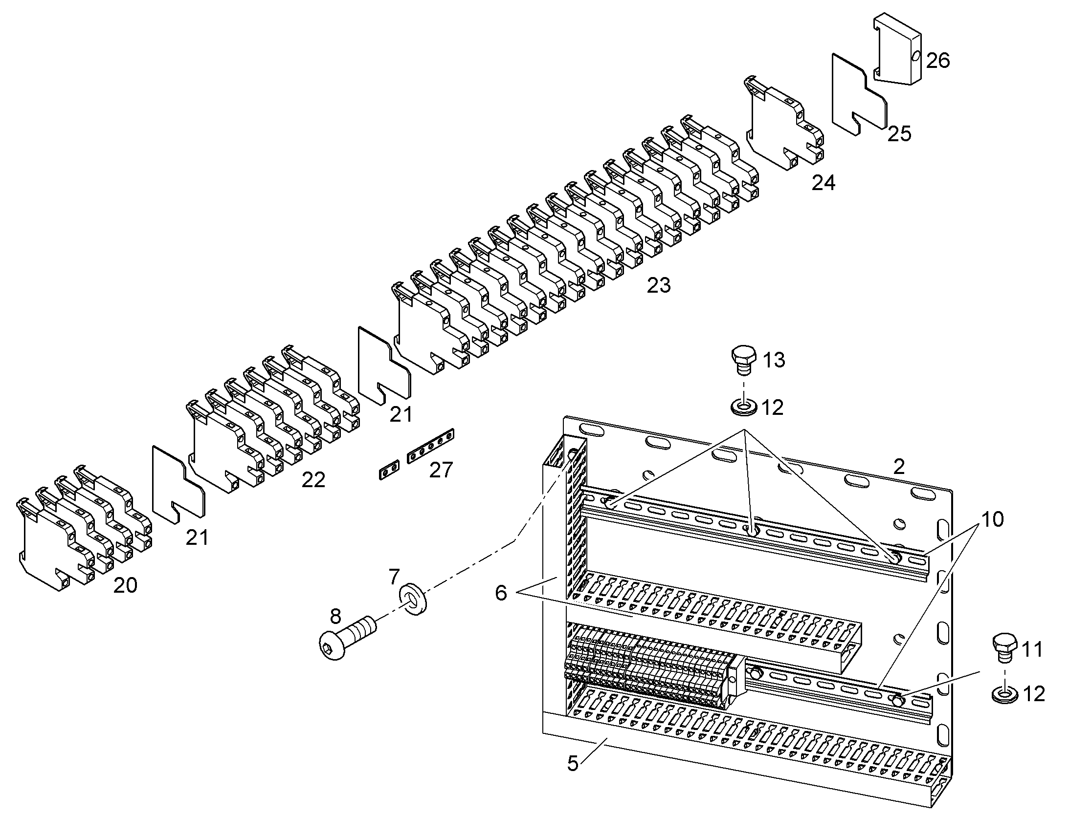 ПЛАНКА ОПОРНАЯ 10404573 LIEBHERR