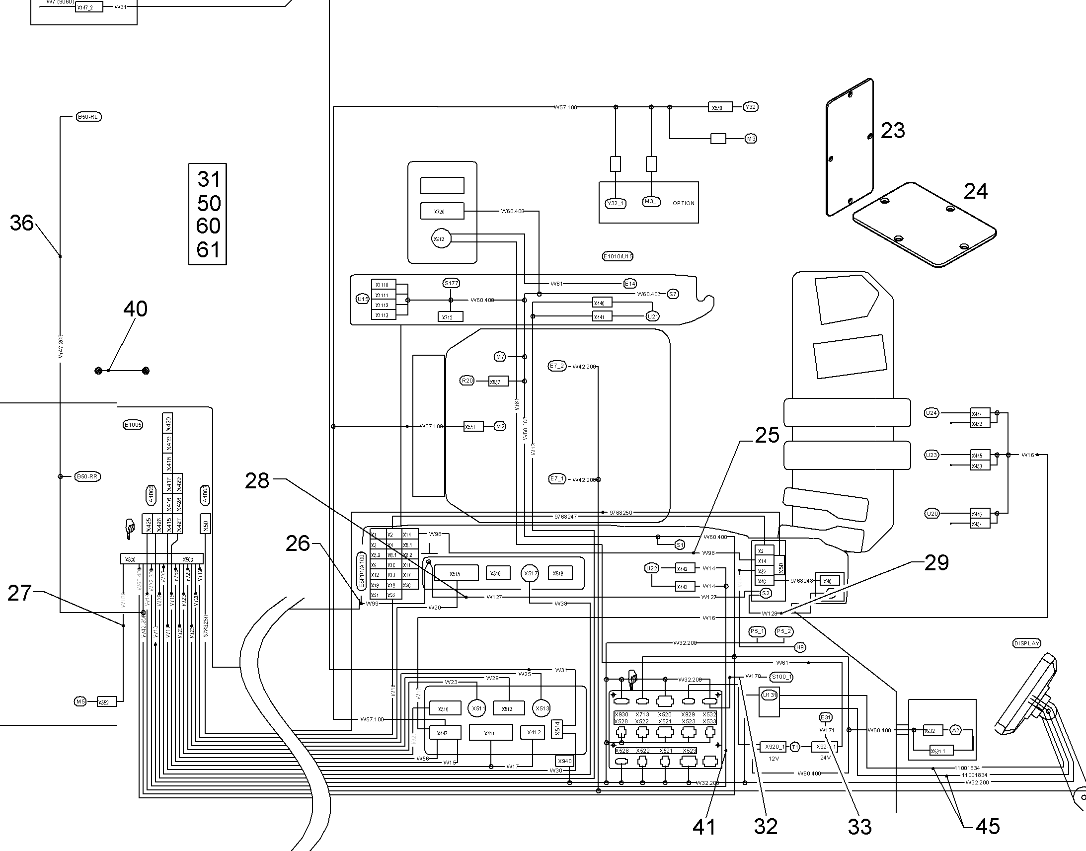 КОМПЛЕКТ КАБЕЛЕЙ 11066565 LIEBHERR