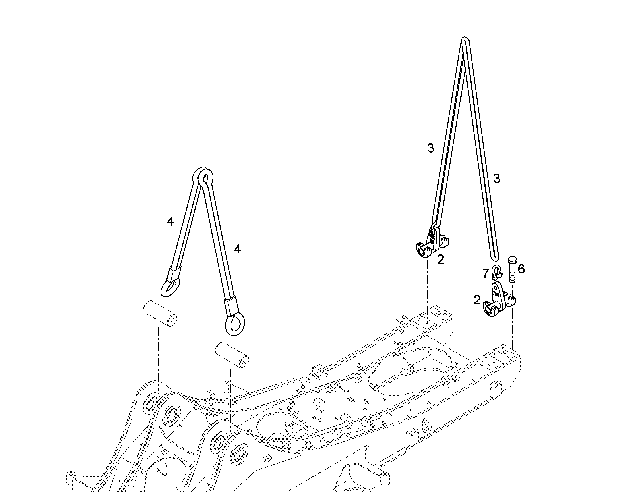 КРУГЛАЯ ПЕТЛЯ 10489077 LIEBHERR