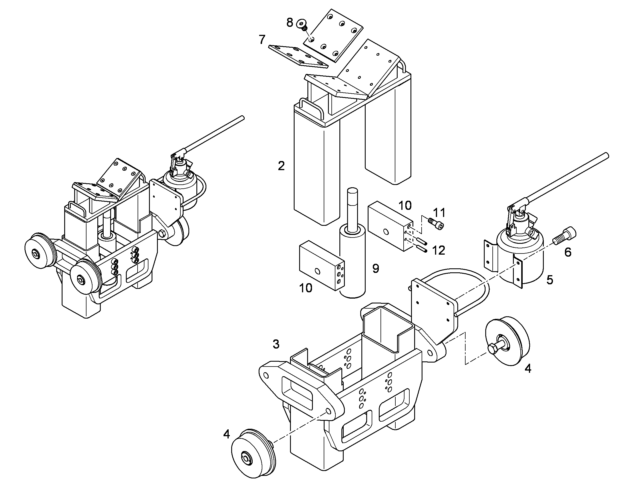 КОЛОДКА 10400649 LIEBHERR
