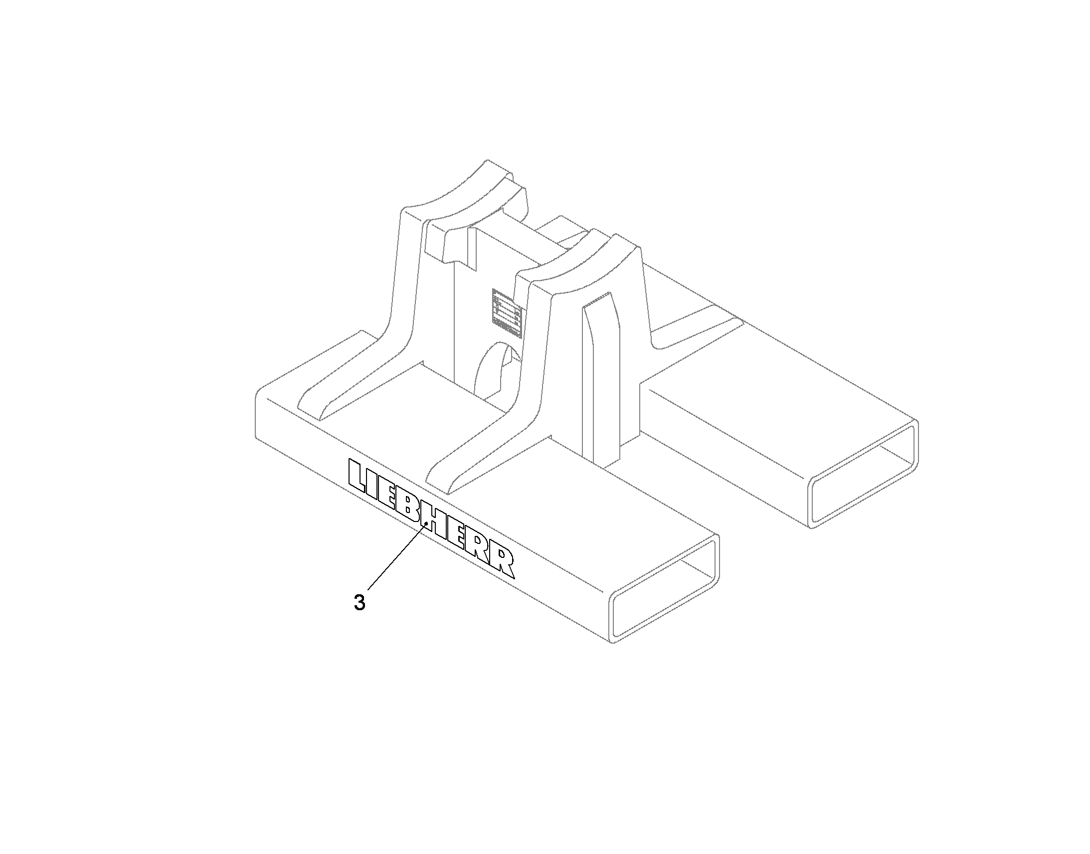 НАКЛЕЙКА 10388278 LIEBHERR