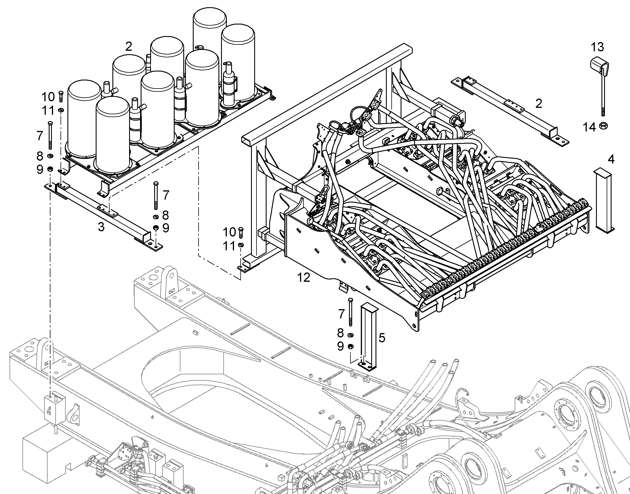 ШЕСТИГРАННАЯ ГАЙКА M36 4000993 LIEBHERR