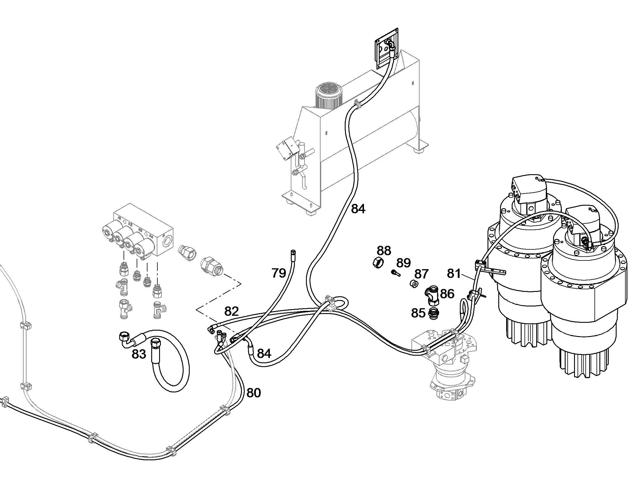ШЛАНГ 12X3700 10493581 LIEBHERR