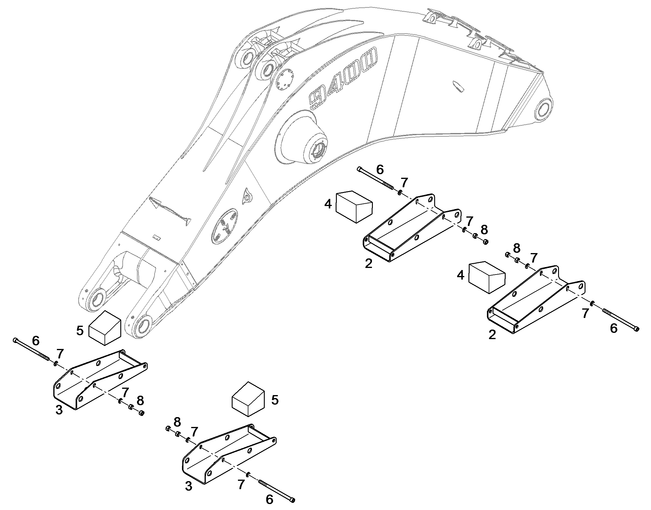 МЕТАЛЛОКОНСТРУКЦИЯ 10400985 LIEBHERR