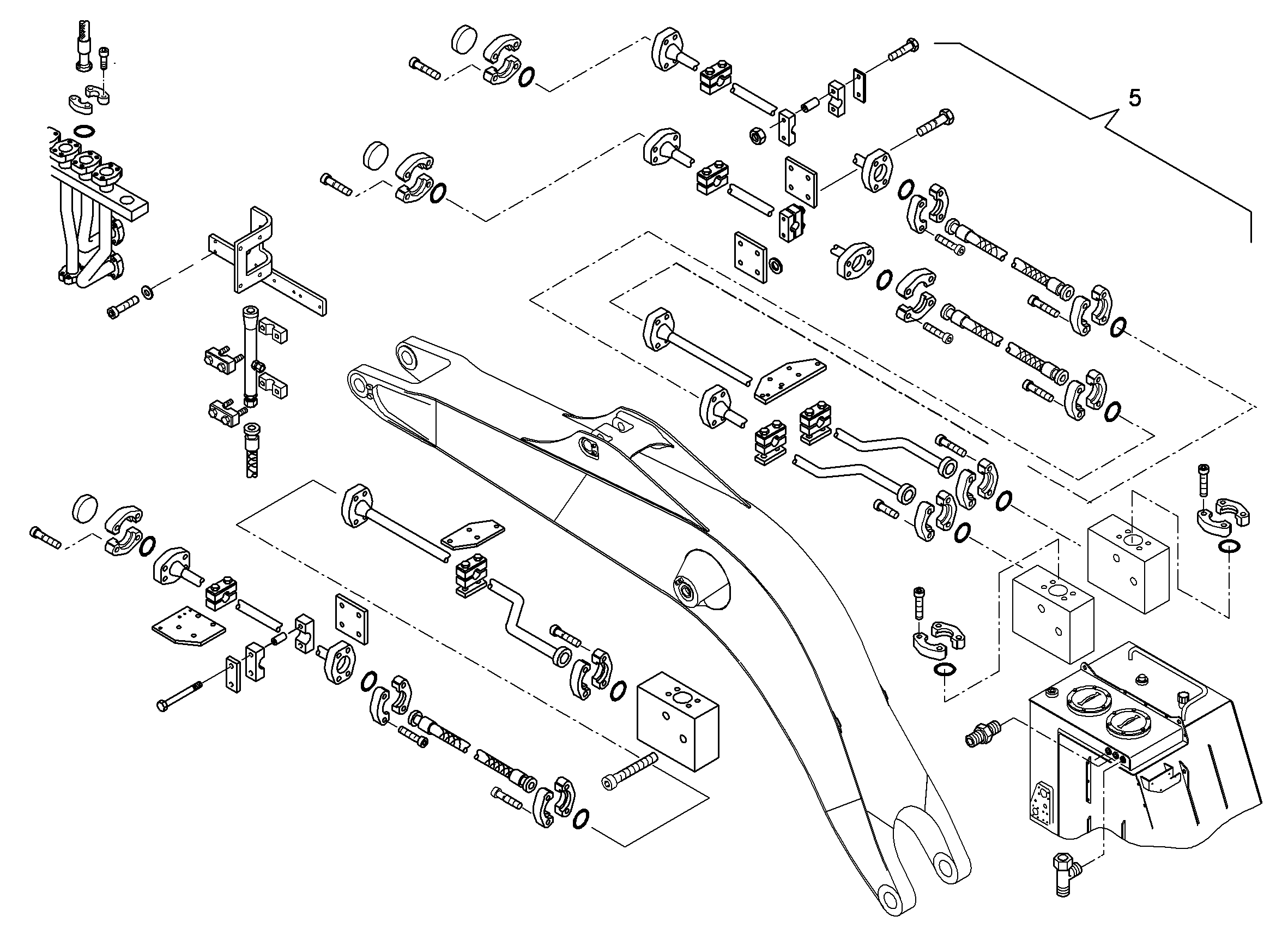ПРОВОДКА МОНТАЖ AHS 9896919 LIEBHERR