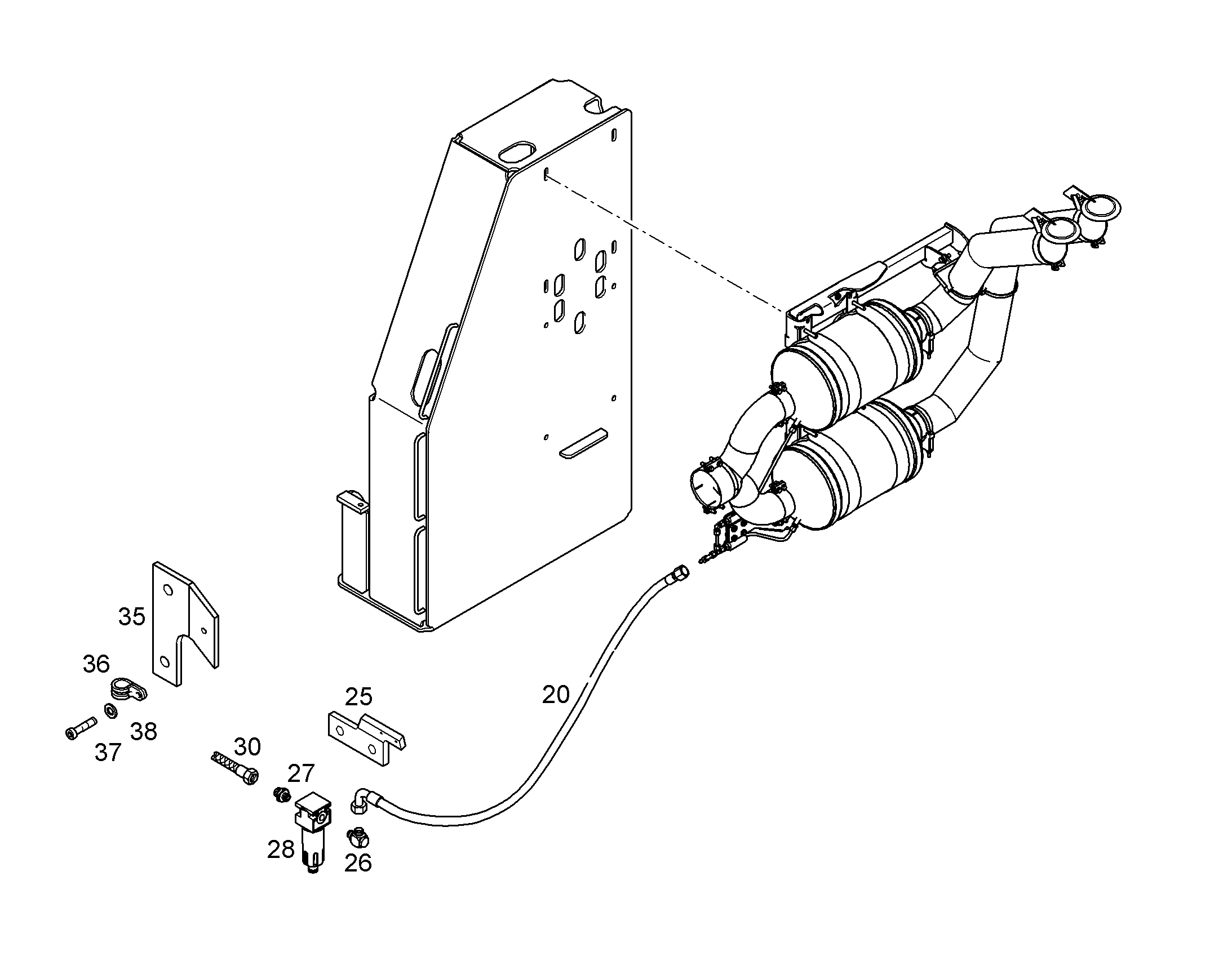 МАСЛООТДЕЛИТЕЛЬ WASSER 10011887 LIEBHERR