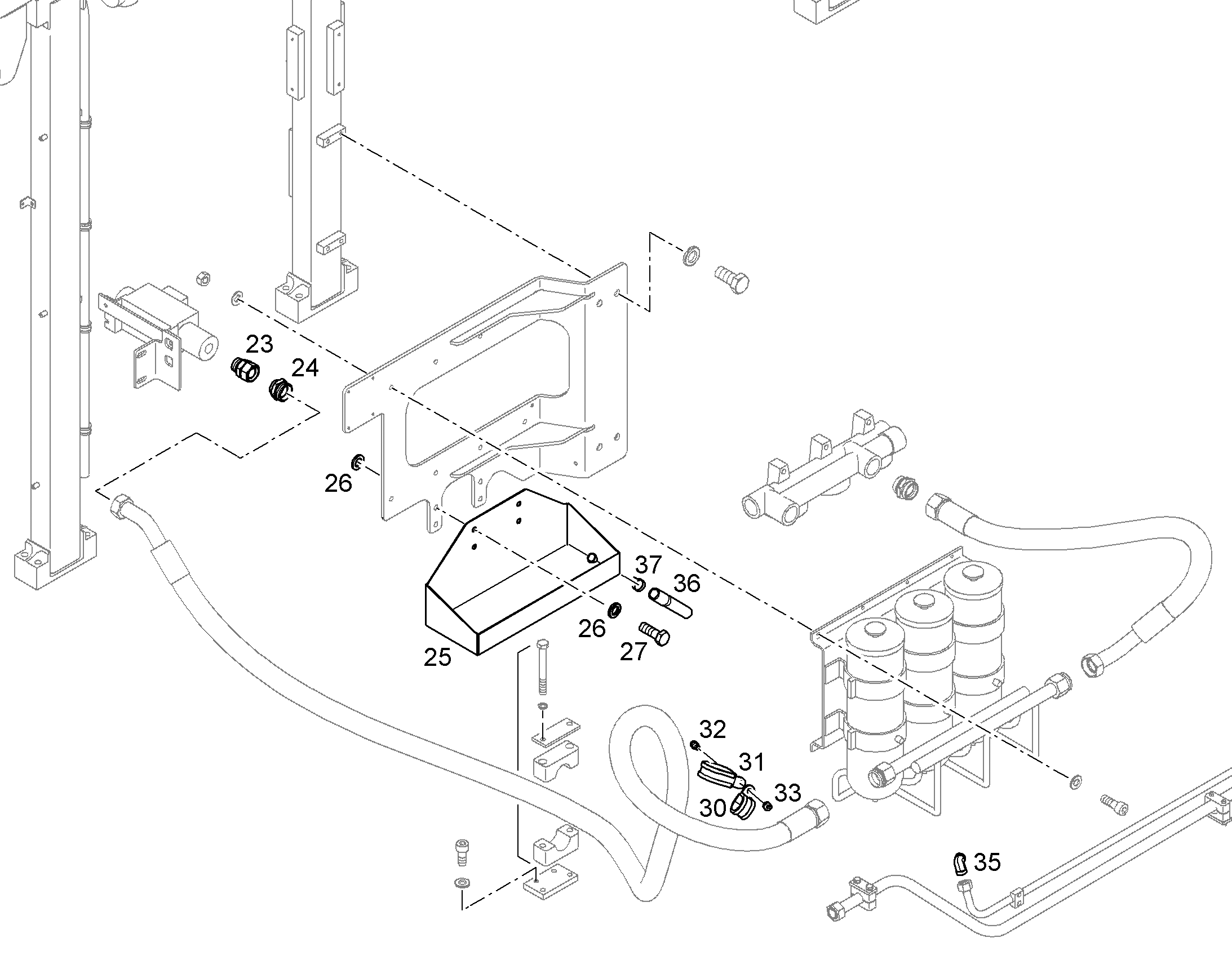 УЛАВЛИВАЮЩИЙ ПОДДОН Д. ФИЛЬТРА 10388846 LIEBHERR