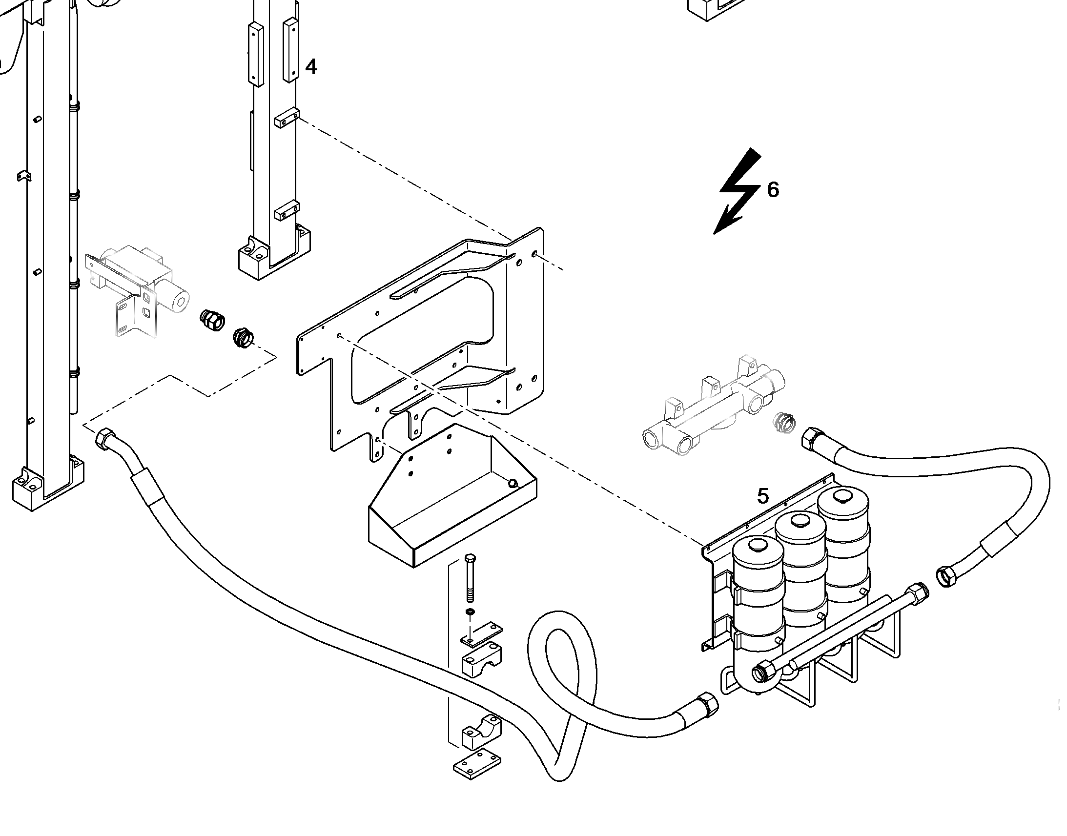 ДОРАБОТКА РАМА 10381252 LIEBHERR