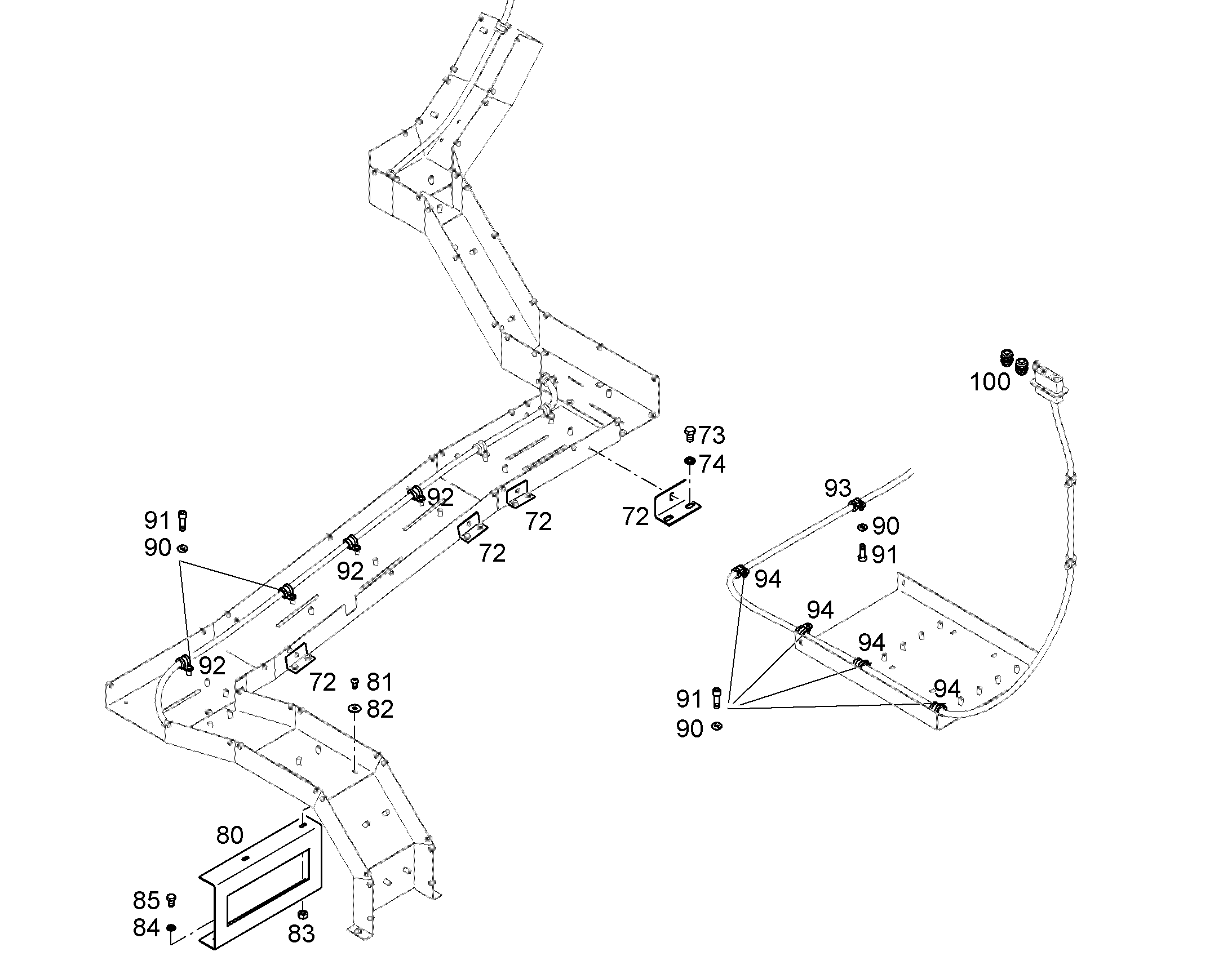 ЛИСТ КРЕПЕЖНЫЙ 10399873 LIEBHERR