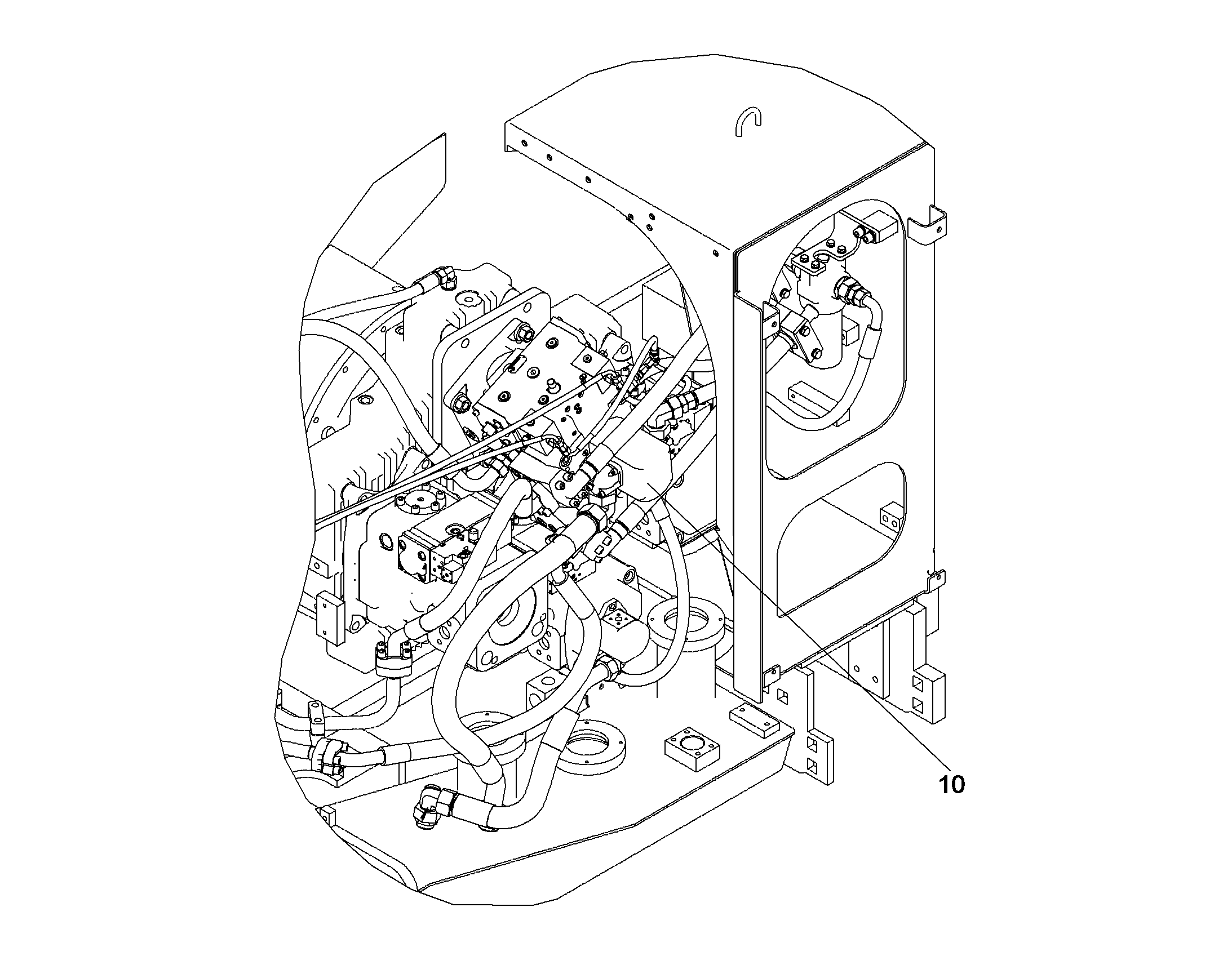 КОМПЛ.ДЕТ.НАСОСА ПОВ.МЕХ.A4V56 10399590 LIEBHERR
