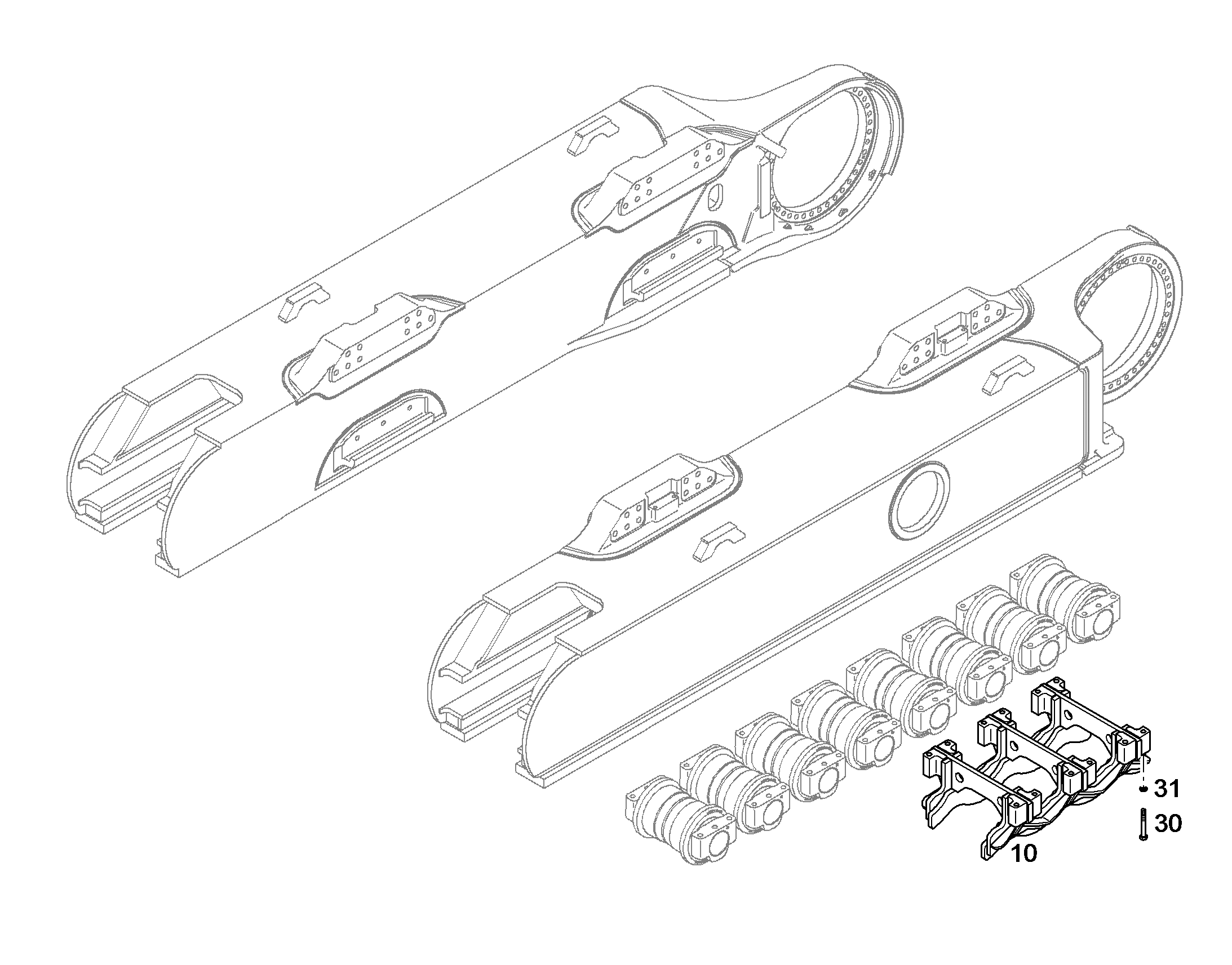 НАПРАВЛЯЮЩАЯ ЦЕПИ 10407927 LIEBHERR
