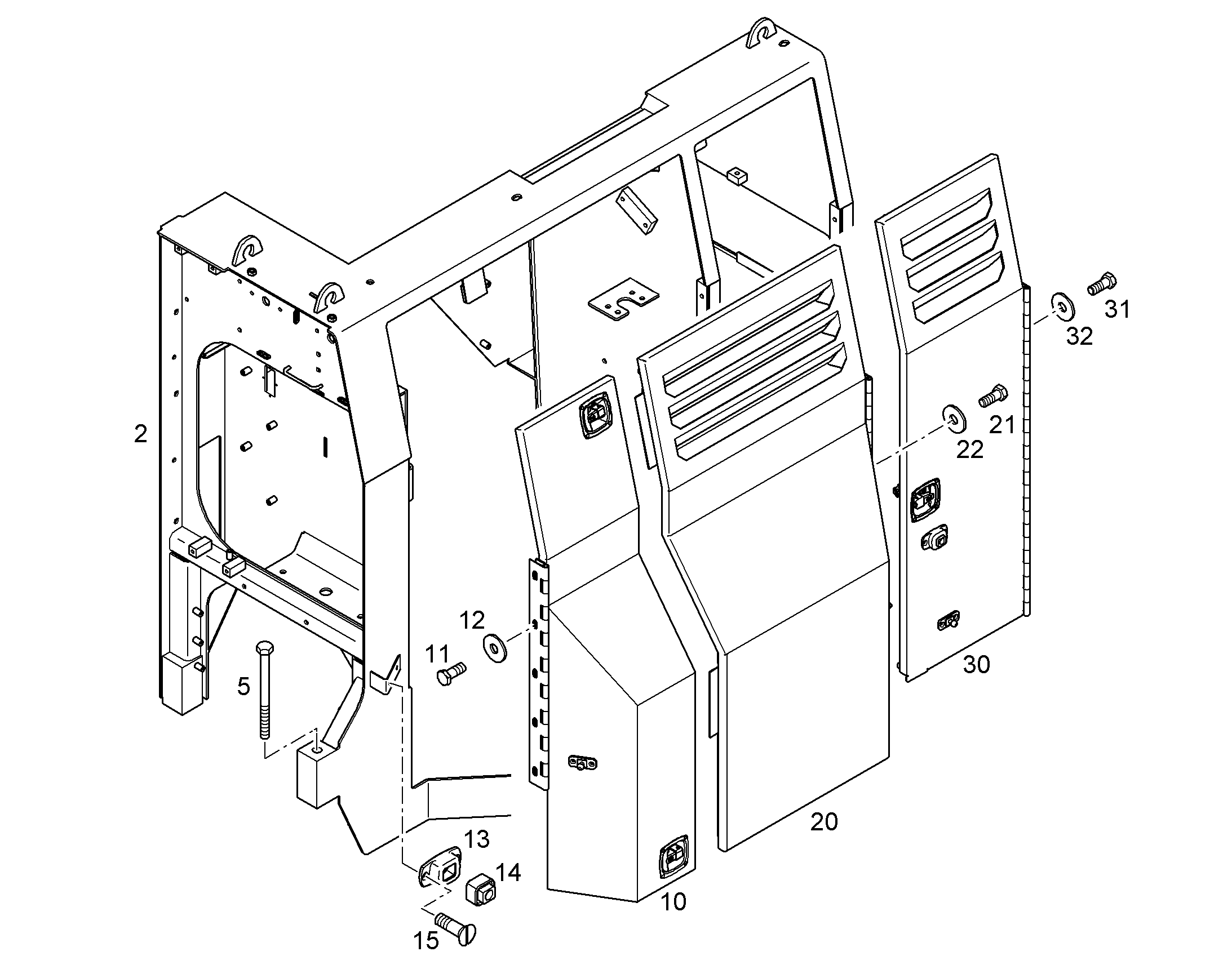 ДЕТАЛИ КРЕПЛЕНИЯ 10396915 LIEBHERR