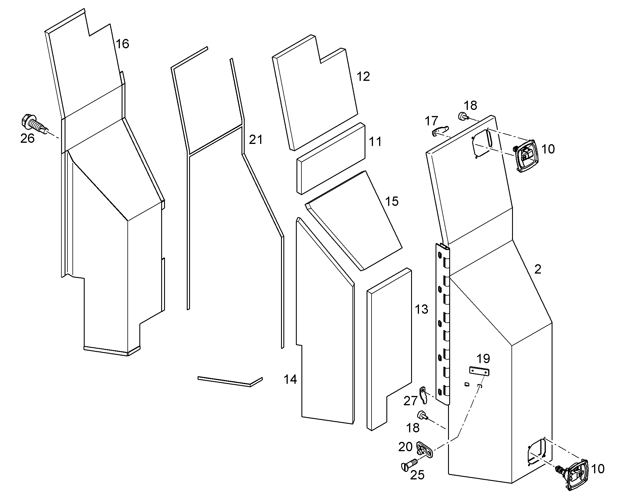 ФИКСАТОР 10366167 LIEBHERR