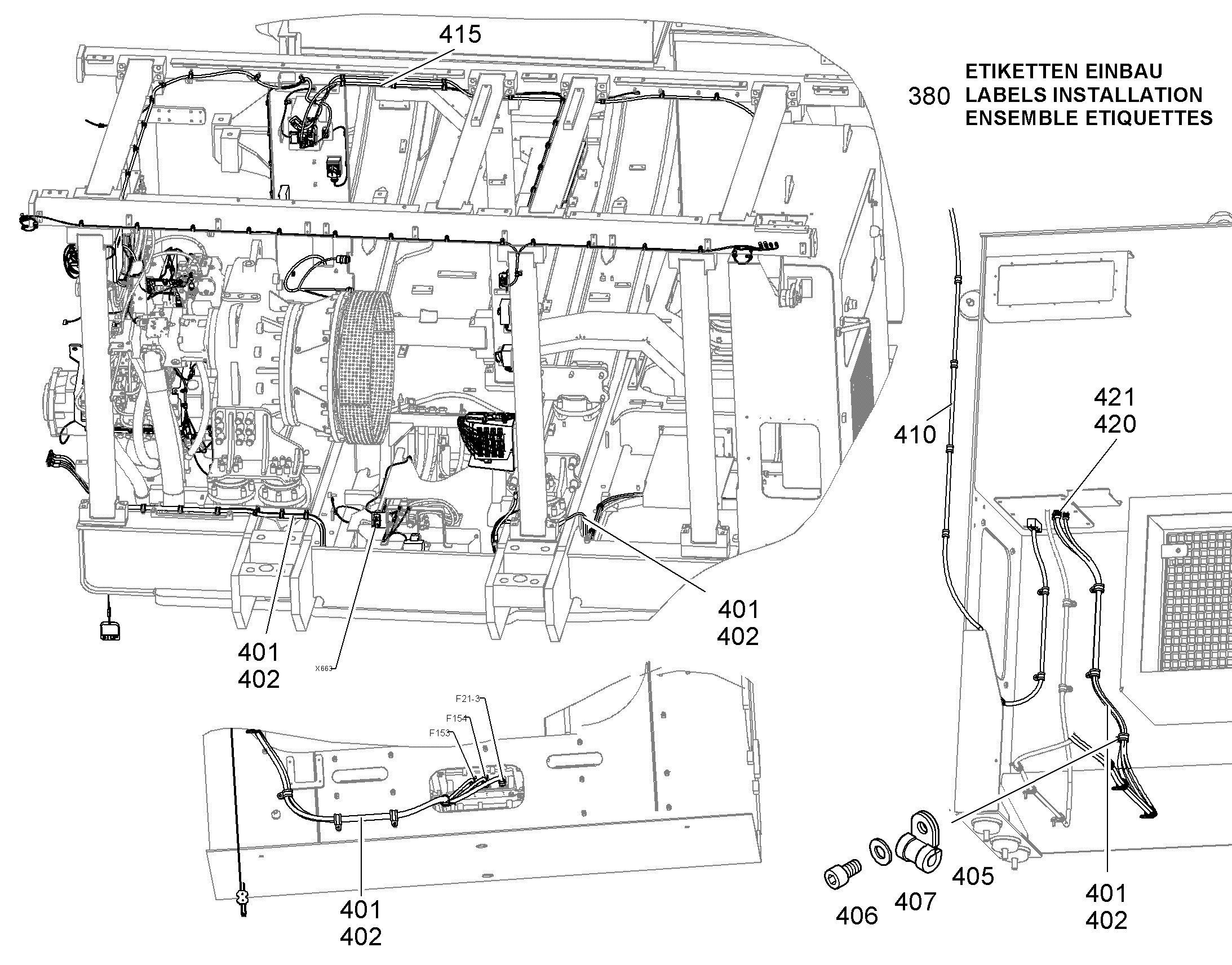 ЖГУТ КАБЕЛЕЙ НАСОСА 10387486 LIEBHERR