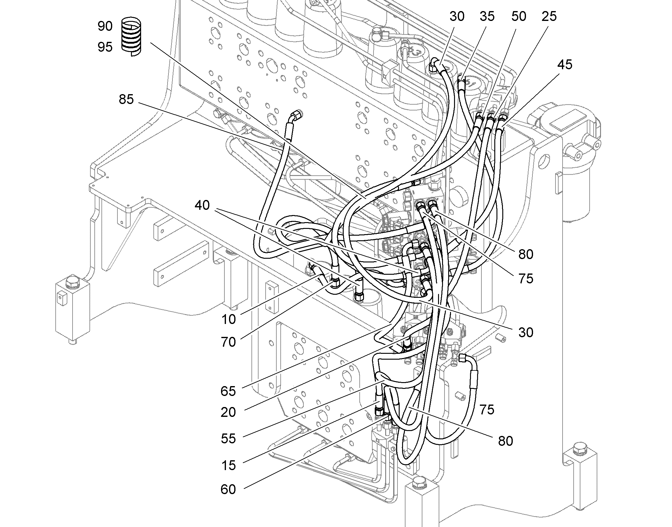 ШЛАНГ 8X300 11082023 LIEBHERR