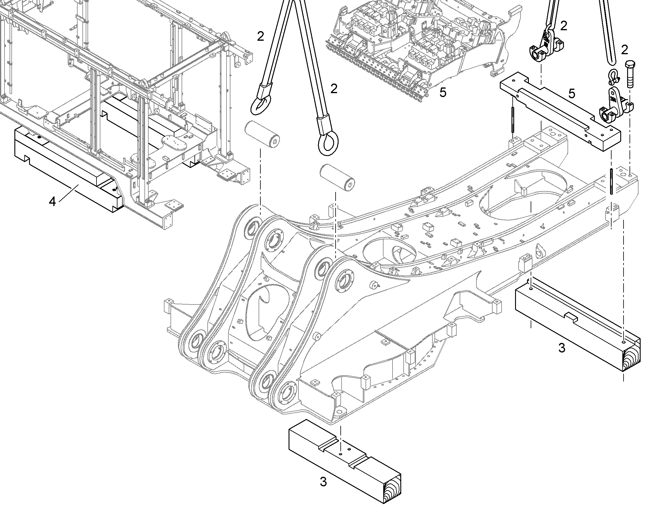 ТРАНСПОРТИРОВКА ПОВ. ПЛАТФОРМЫ 10399332 LIEBHERR