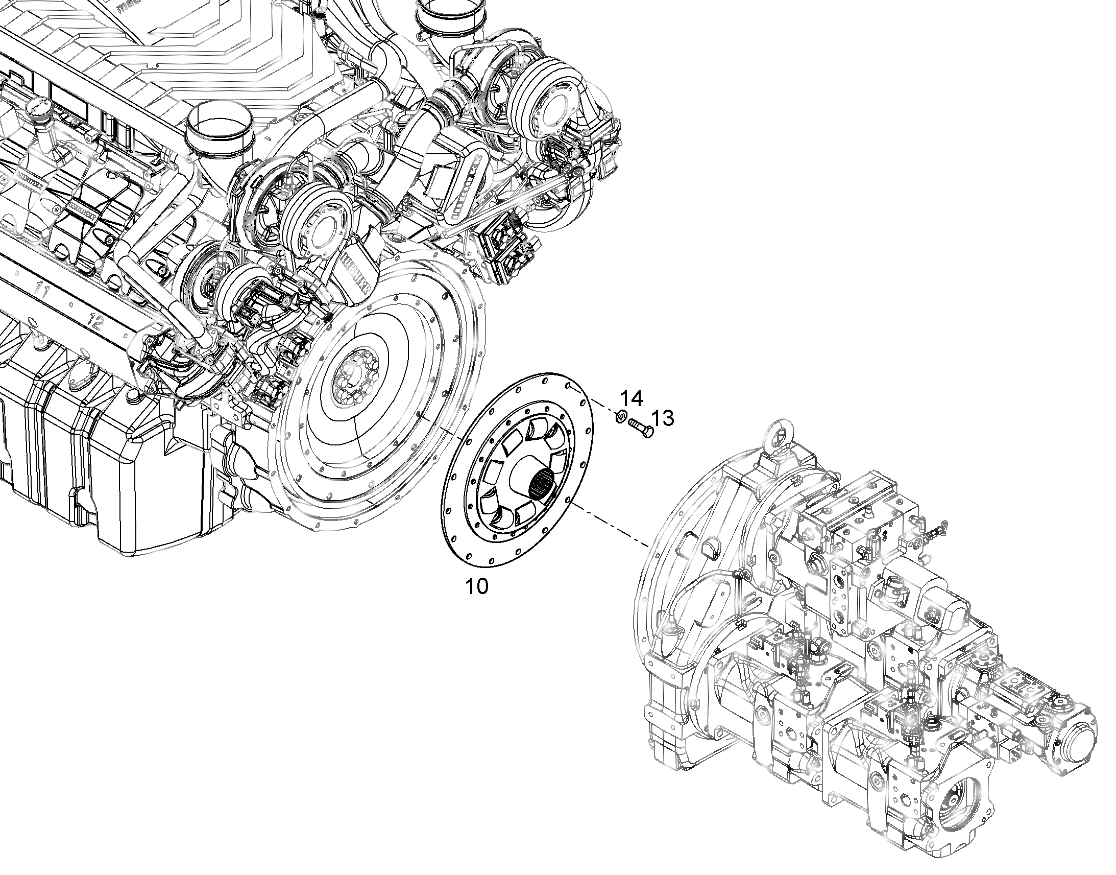 ДЕМПФЕР КРУЧЕНИЯ 11696958 LIEBHERR