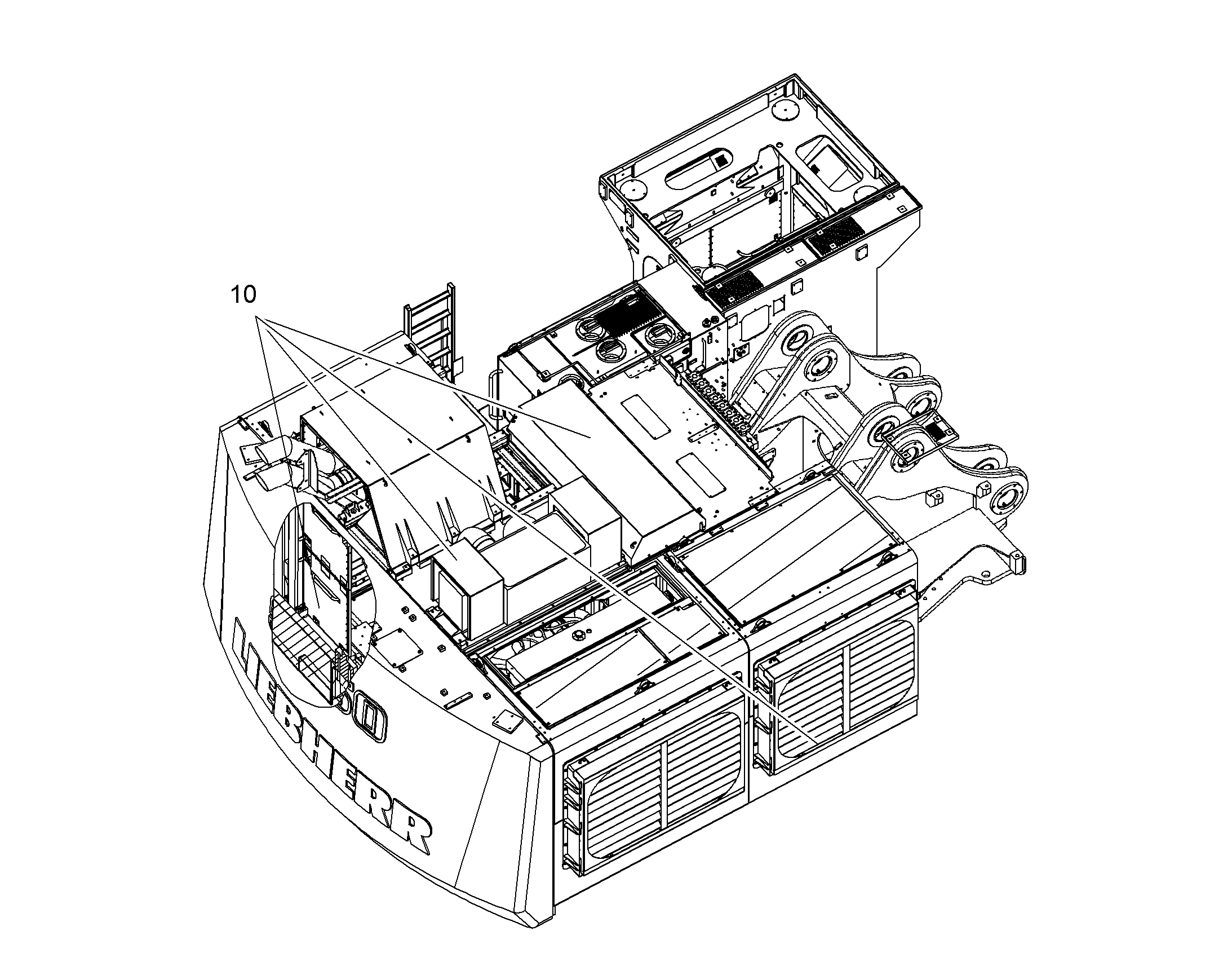 ЗВУКОИЗОЛЯЦИЯ ПОЛНАЯ 11852727 LIEBHERR