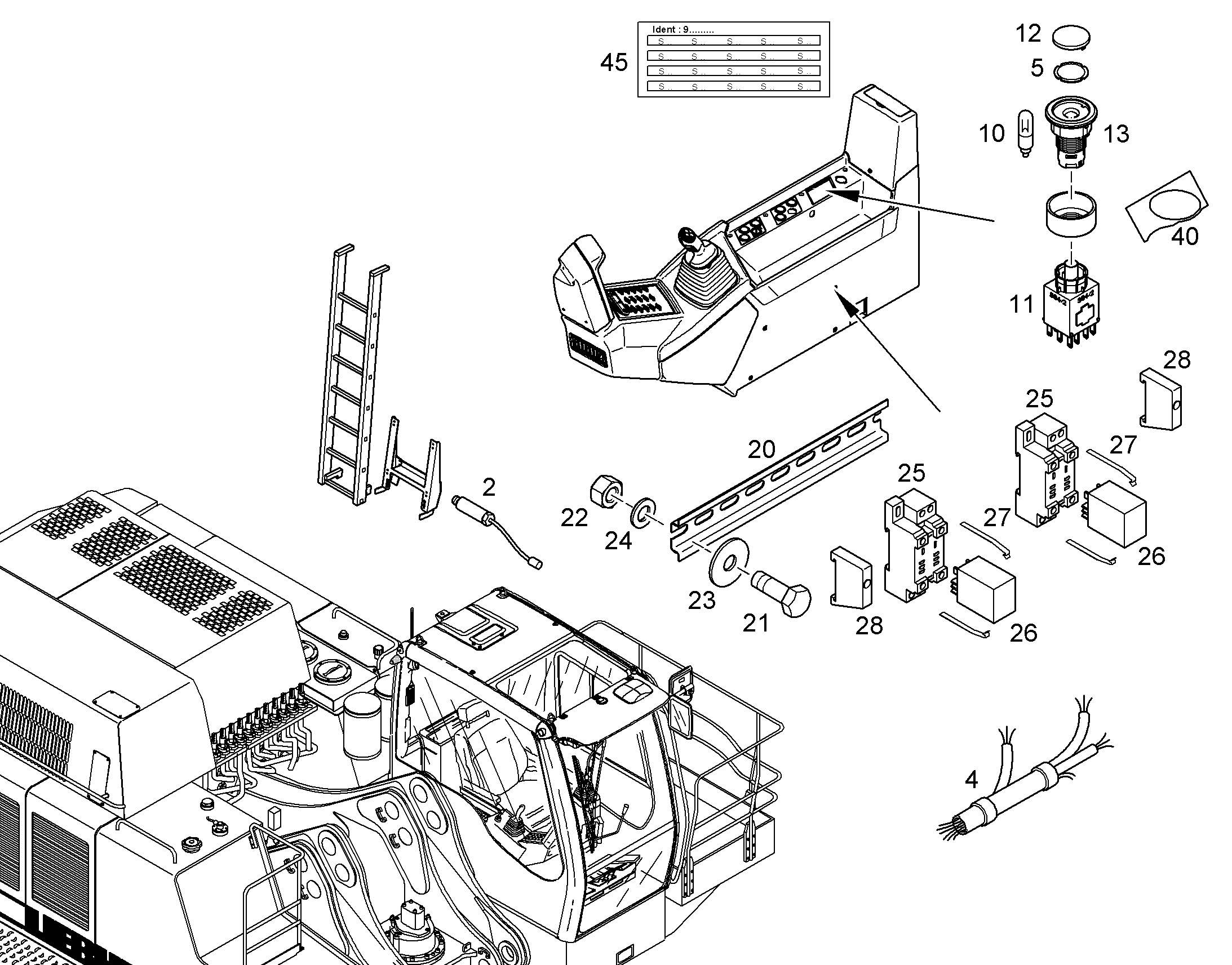 ЭТИКЕТКА 10396836 LIEBHERR