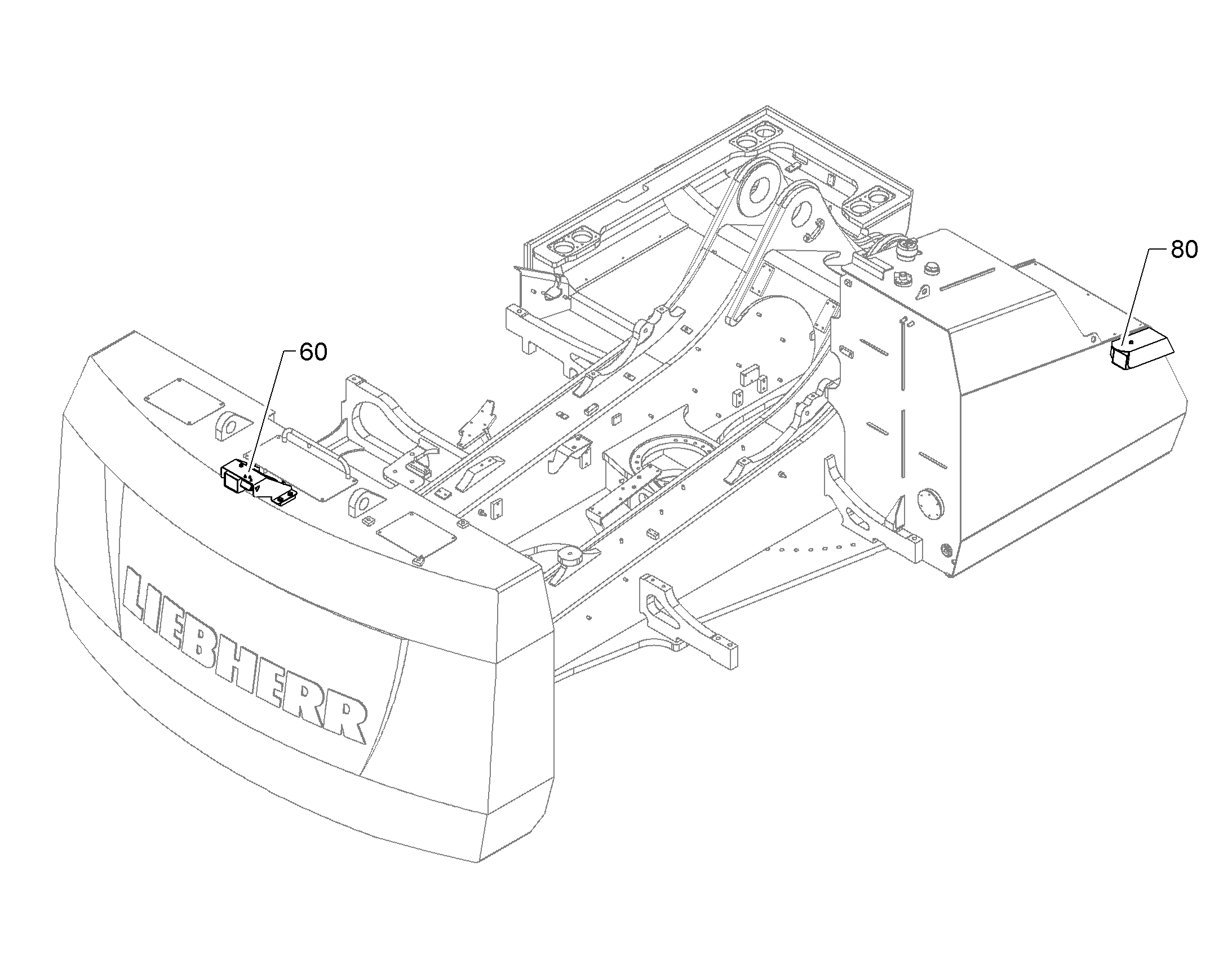 КОНТРОЛЬ КАМЕРЫ 10823151 LIEBHERR