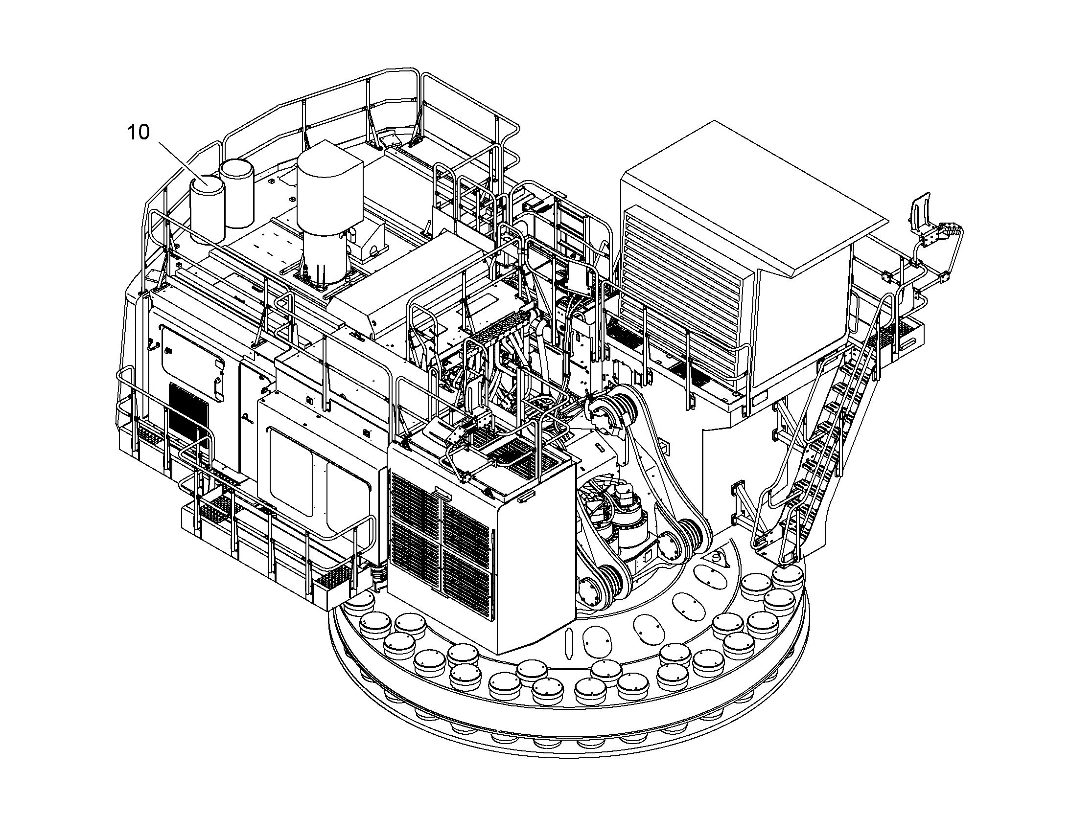 ПОЖАРНАЯ СИСТЕМА ПОРОШОК+CO2 9250E 10392310 LIEBHERR