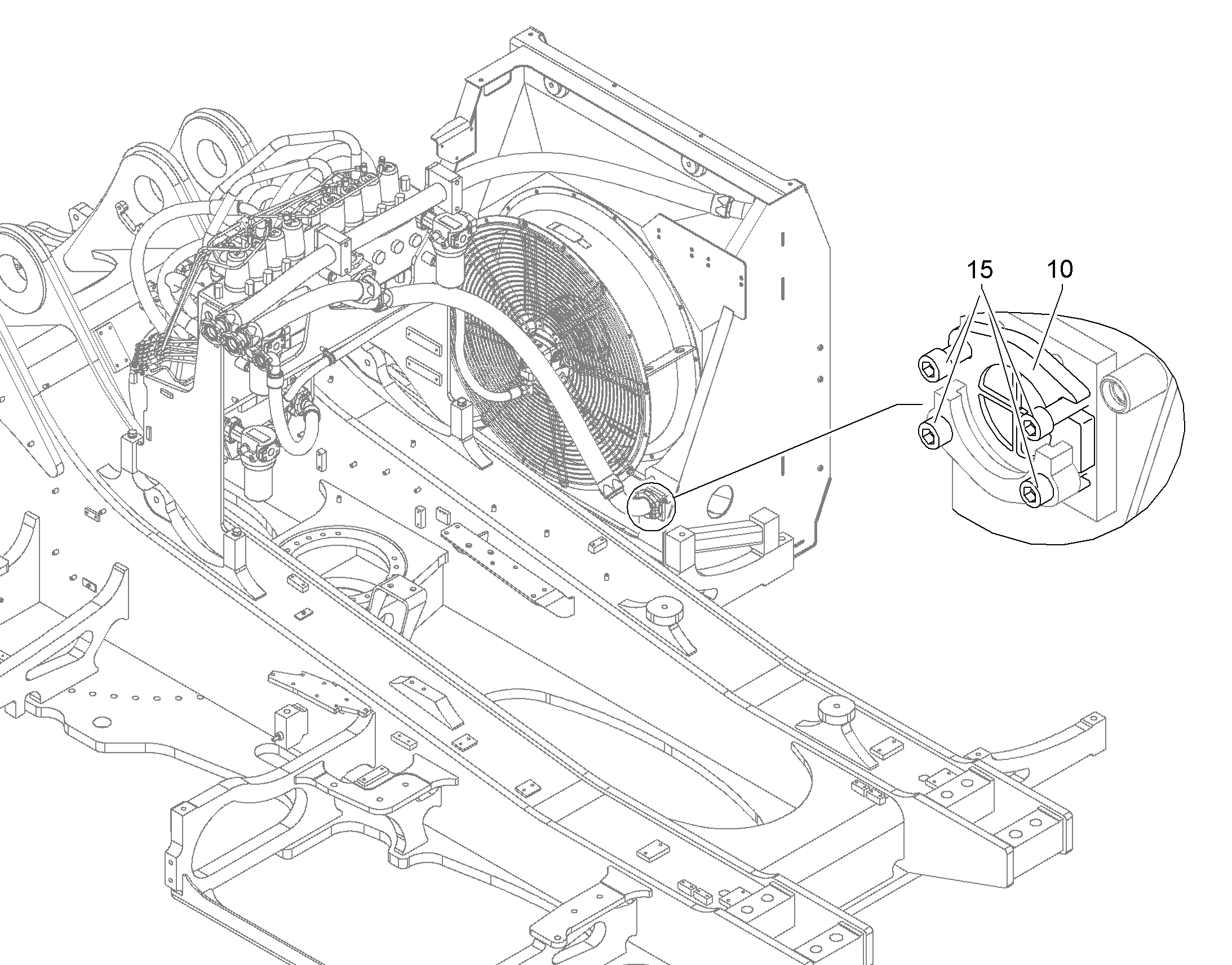 ФЛАНЕЦ ФИЛЬТРА SAE 2'1/2 11004479 LIEBHERR
