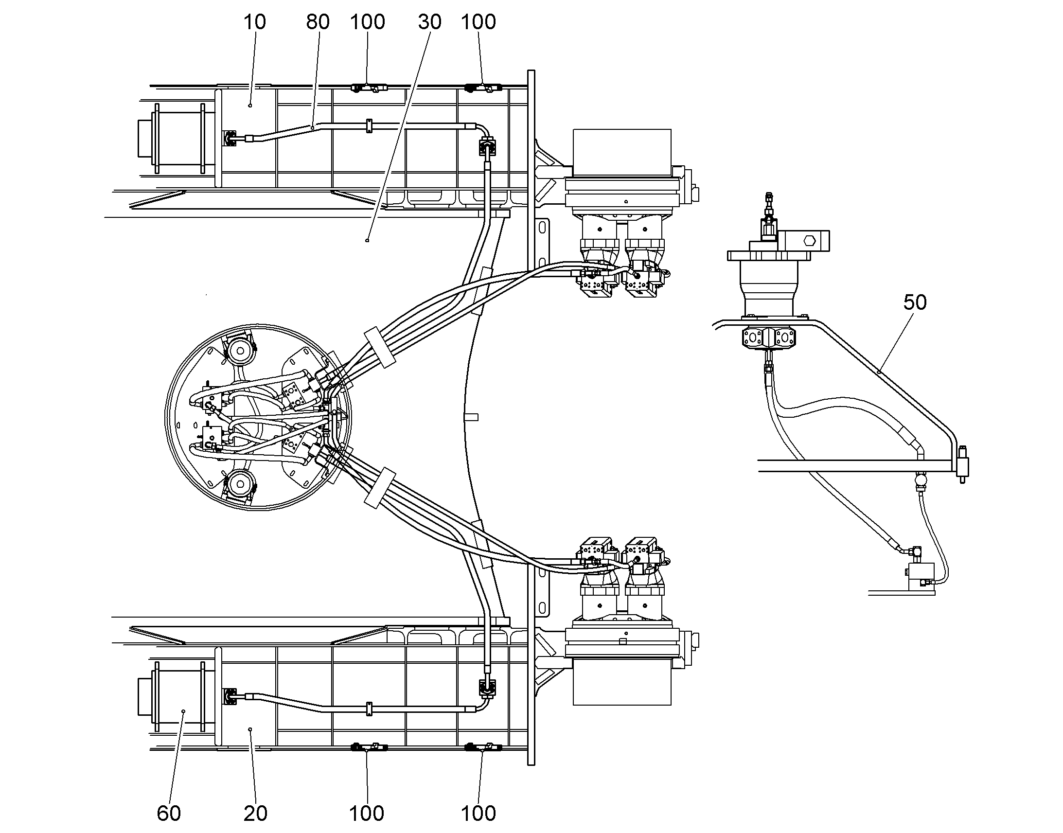 ГИДРАВЛИЧЕСКАЯ СИСТЕМА 10401085 LIEBHERR