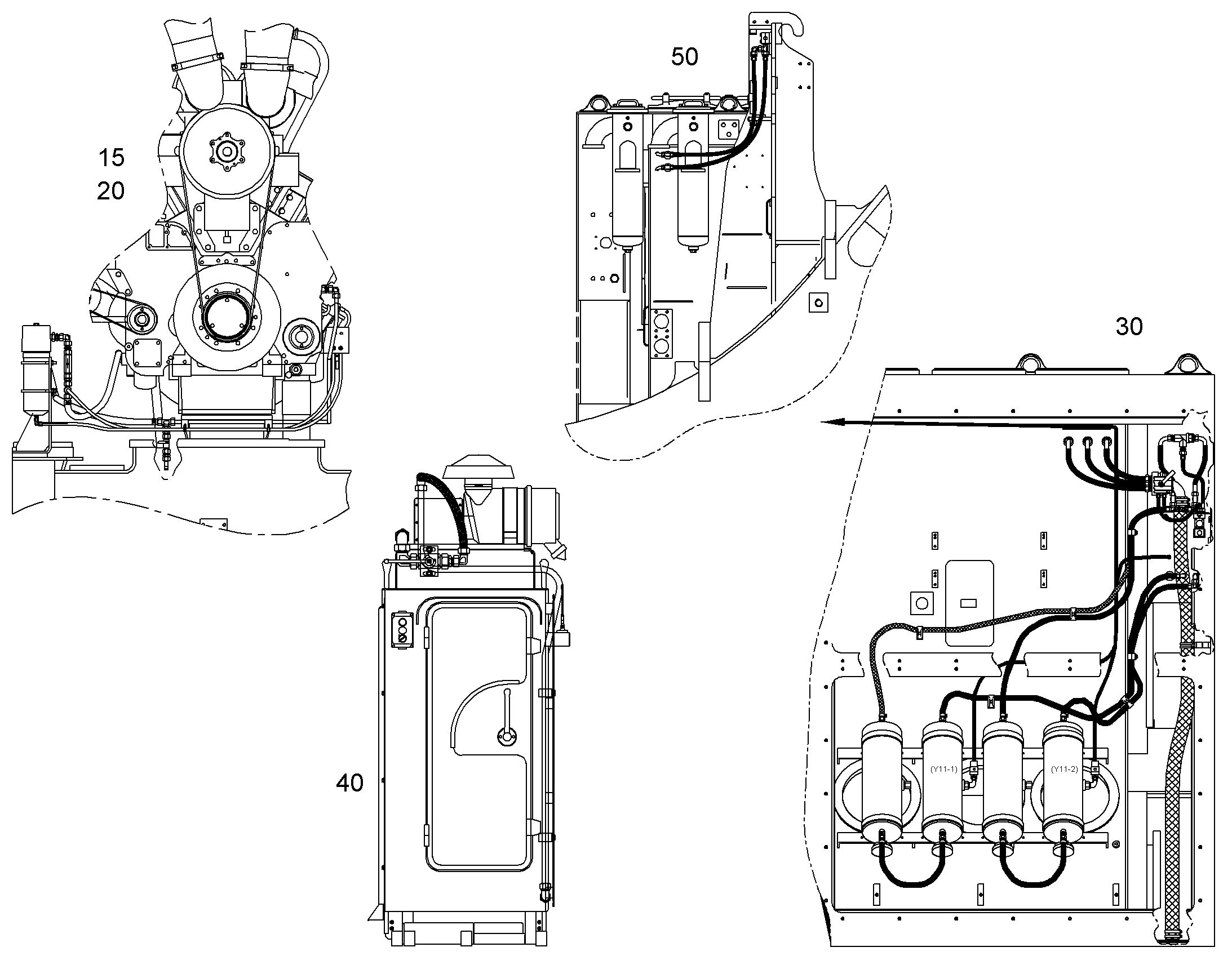 КОМПРЕСС. УСТ.БАКА ГИДР.СИСТ. 10827650 LIEBHERR