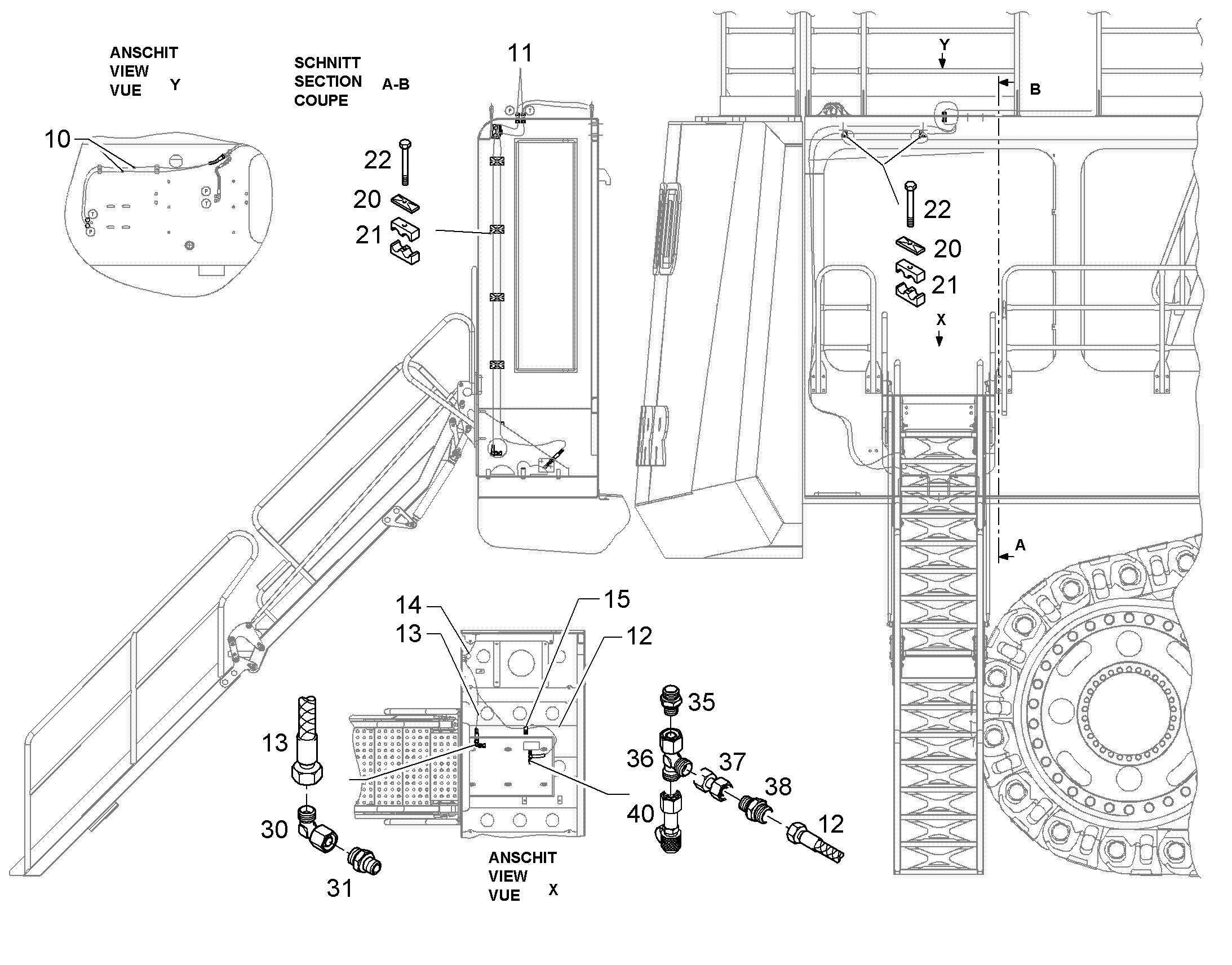 ШЛАНГ 12X1700 10298516 LIEBHERR