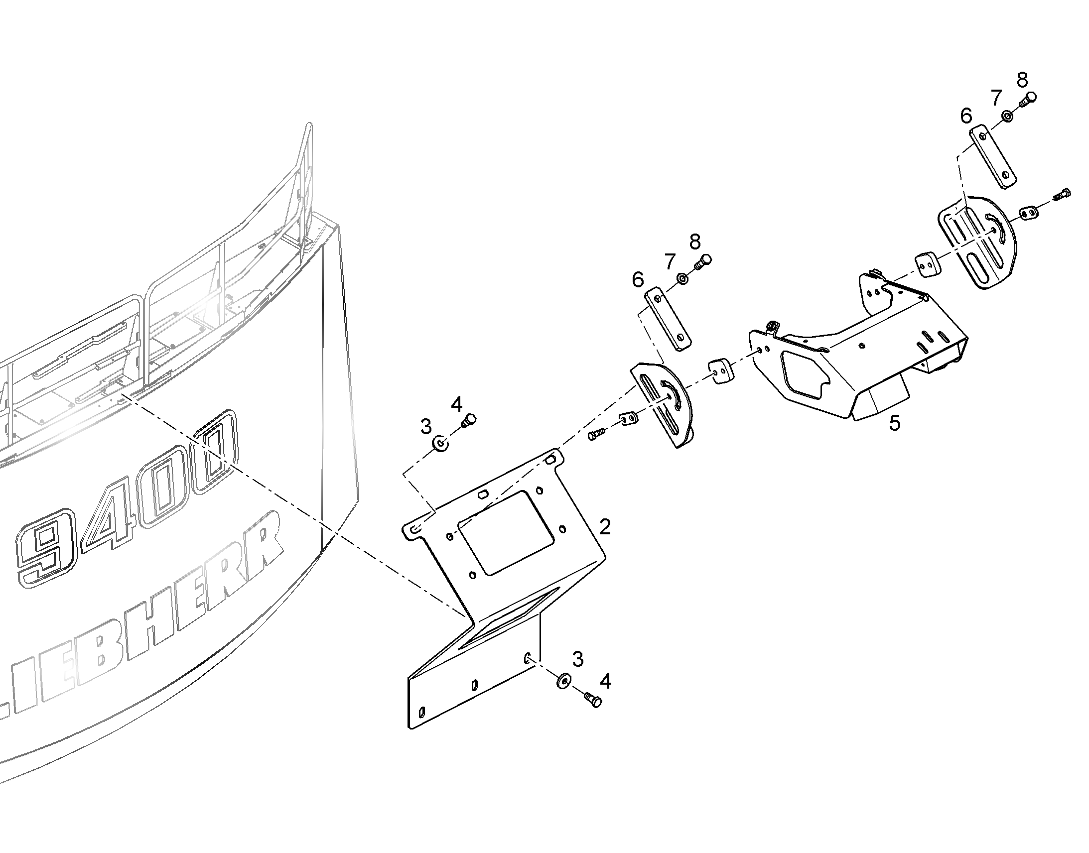 КОНСОЛЬ 10826653 LIEBHERR