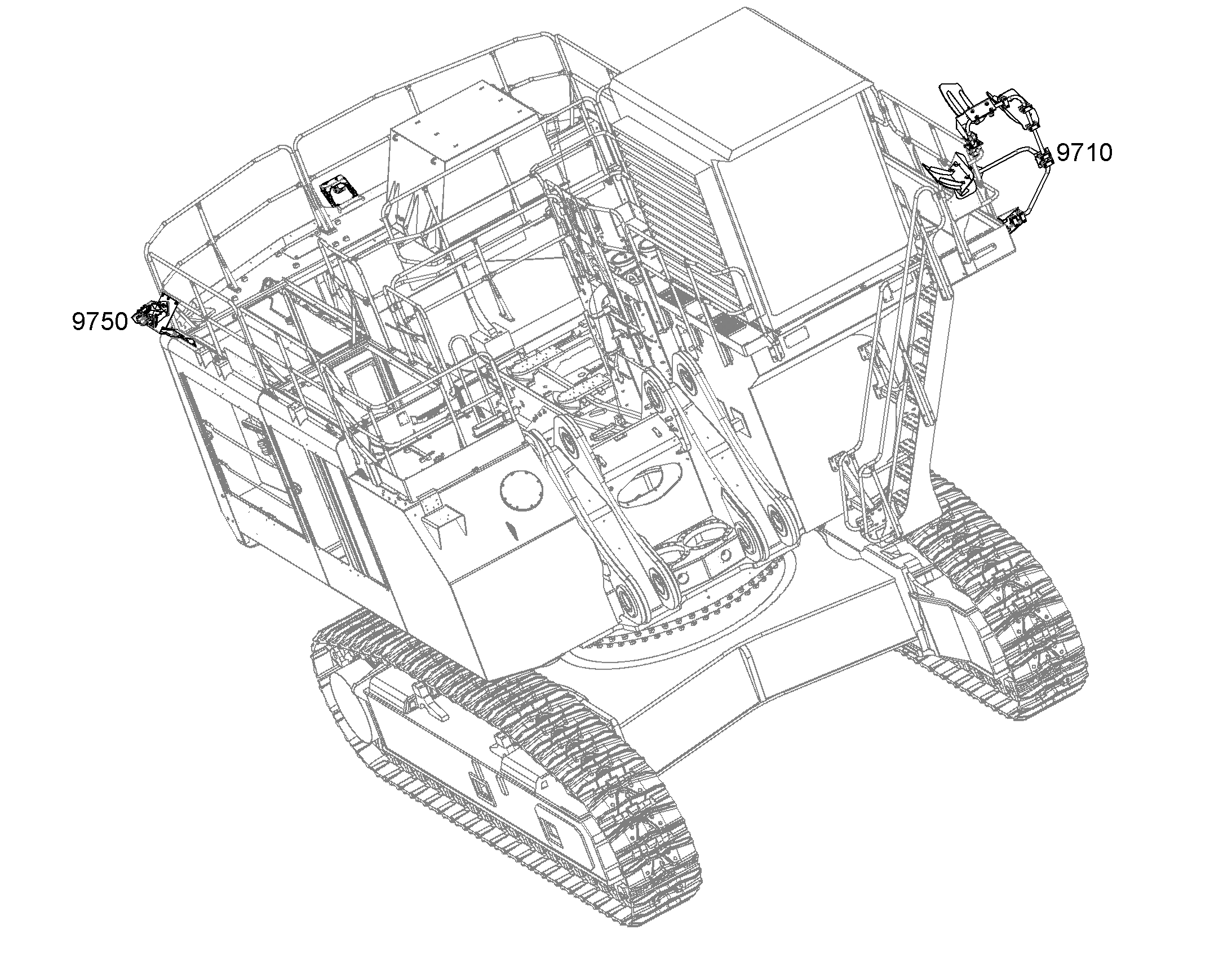 ЗЕРКАЛО ВНЕШНЕЕ В СБОРЕ 10820941 LIEBHERR