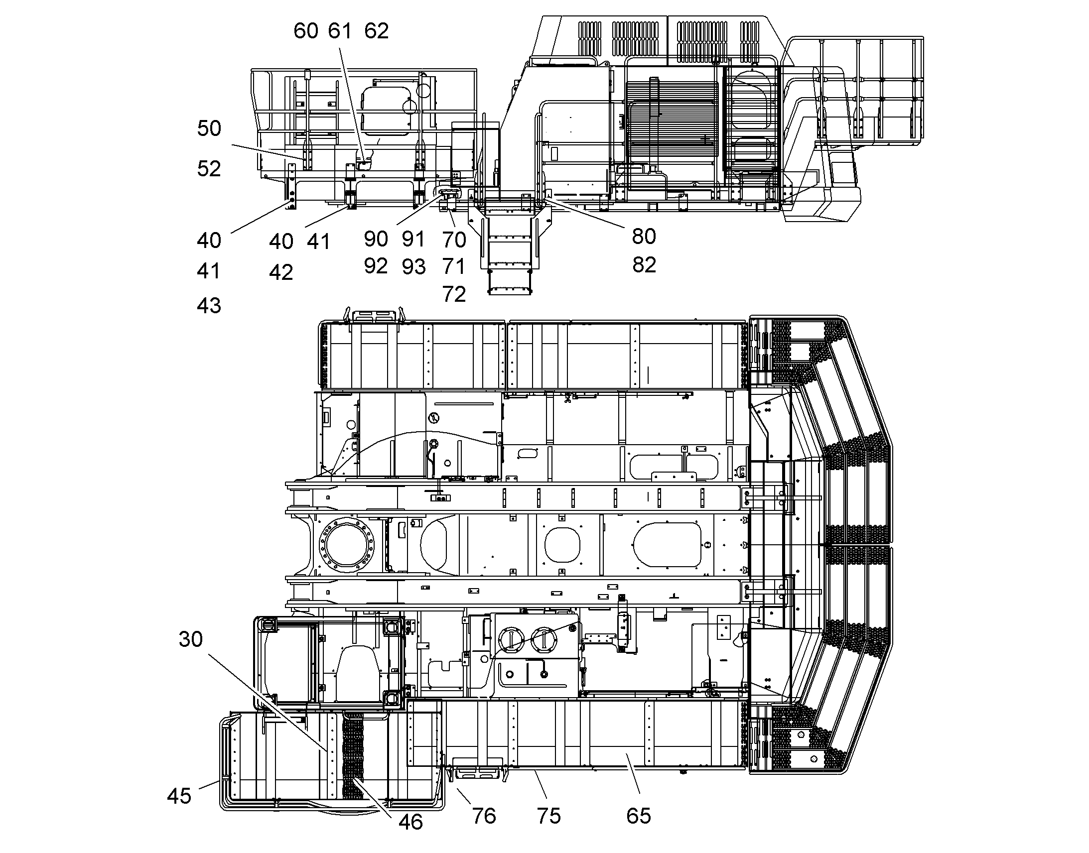 ПЕРИЛА 10407415 LIEBHERR