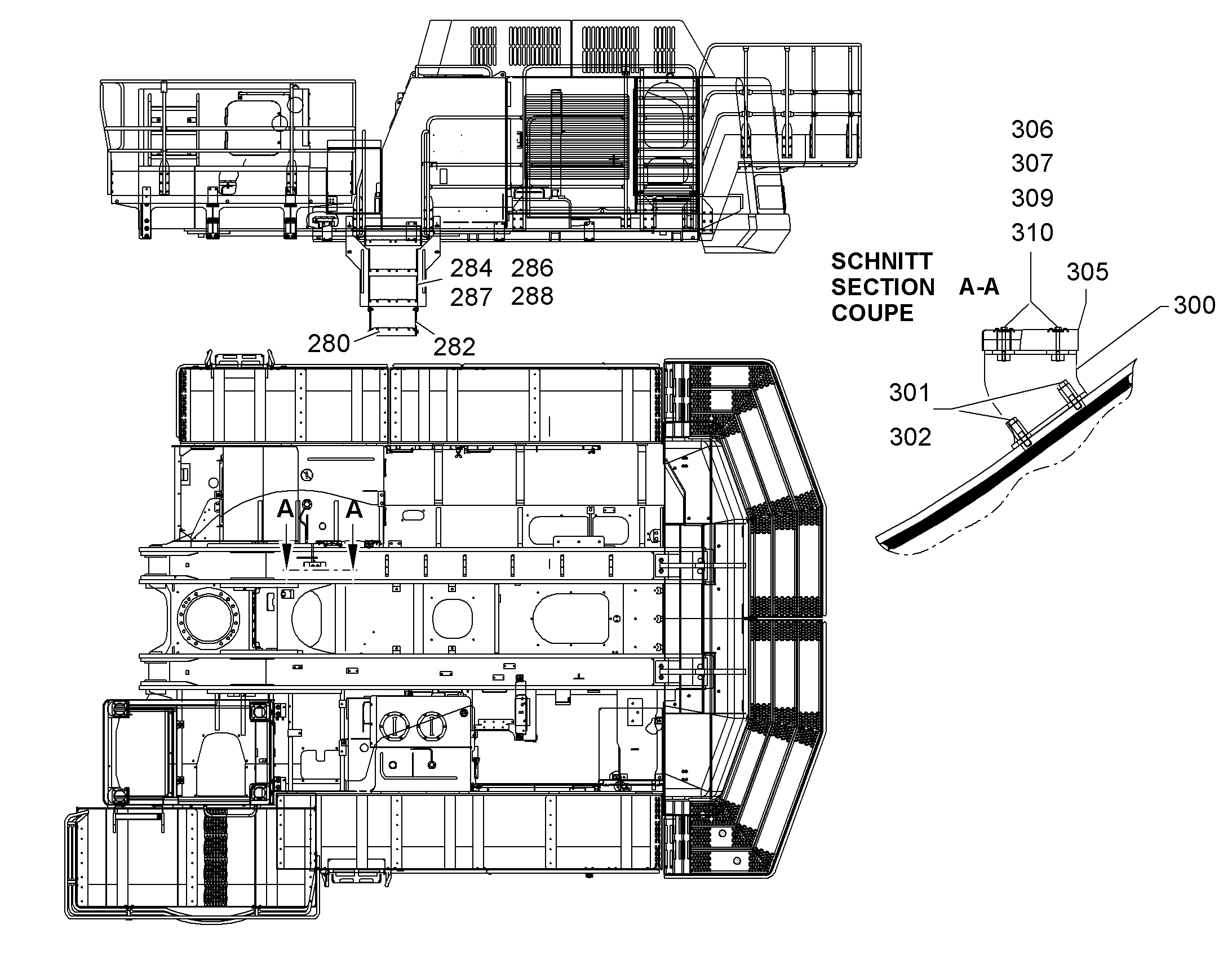 РЕШЕТКА КОЛОСНИКОВАЯ 10491157 LIEBHERR