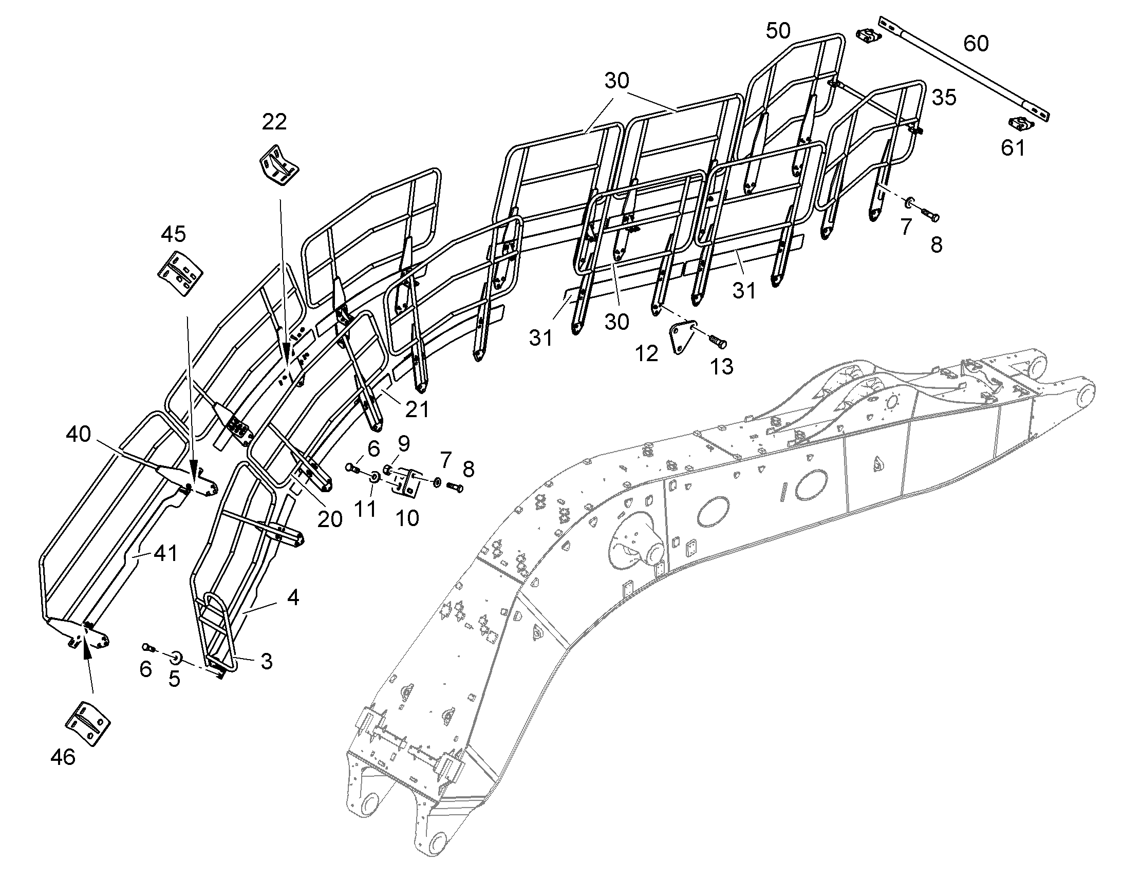ЭЛЕМЕНТЫ МОНТАЖНЫЕ 10821069 LIEBHERR