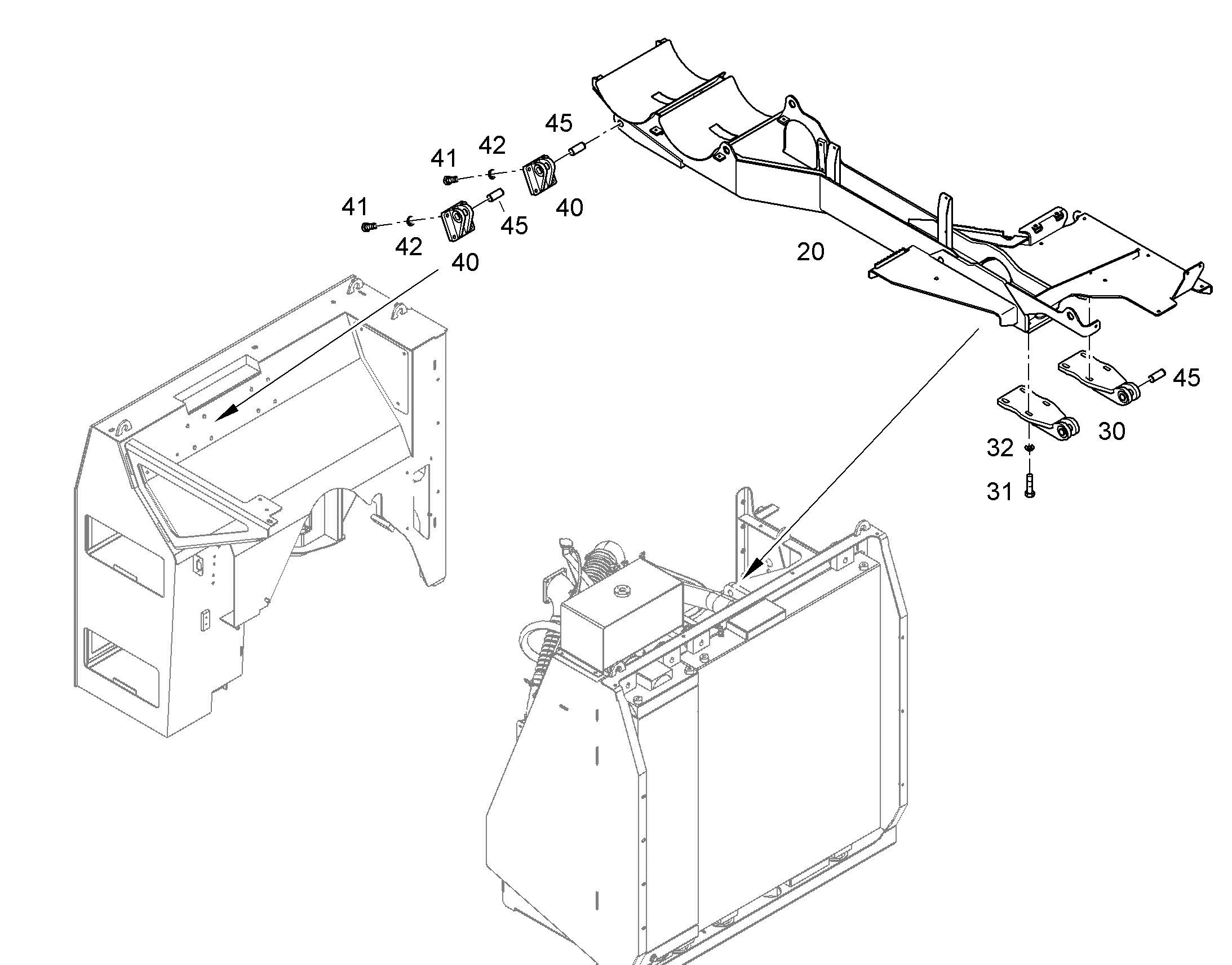 СТОЙКА ПОДШИПНИКА 10822727 LIEBHERR