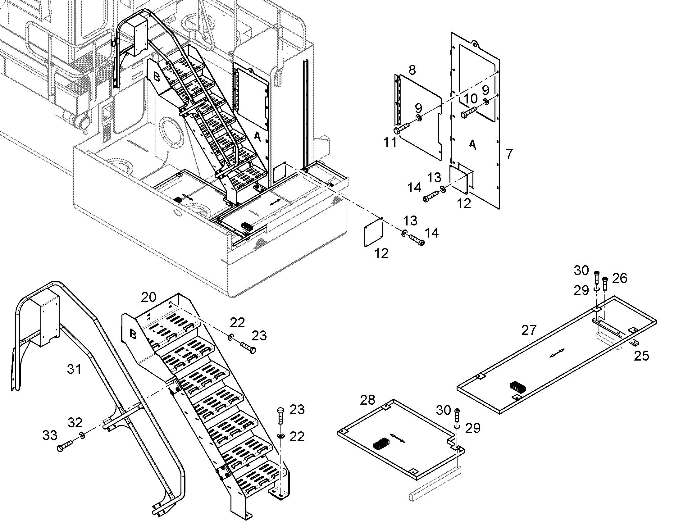 ГРОХОТ ПОДЪЕМА 10822968 LIEBHERR