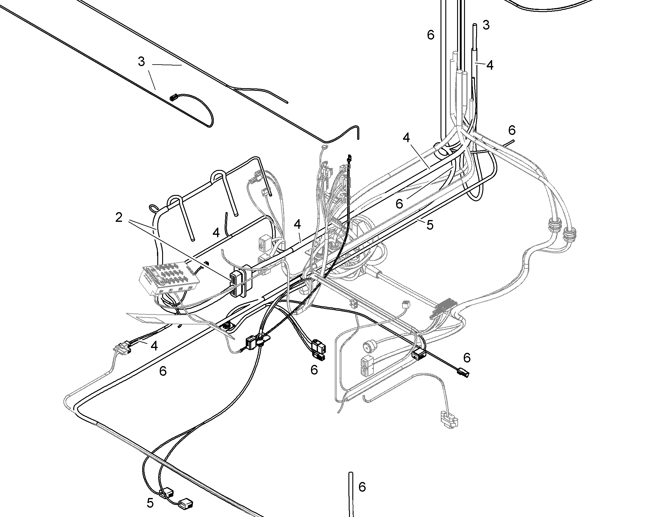 КОМПЛЕКТ КАБЕЛЕЙ 10409085 LIEBHERR