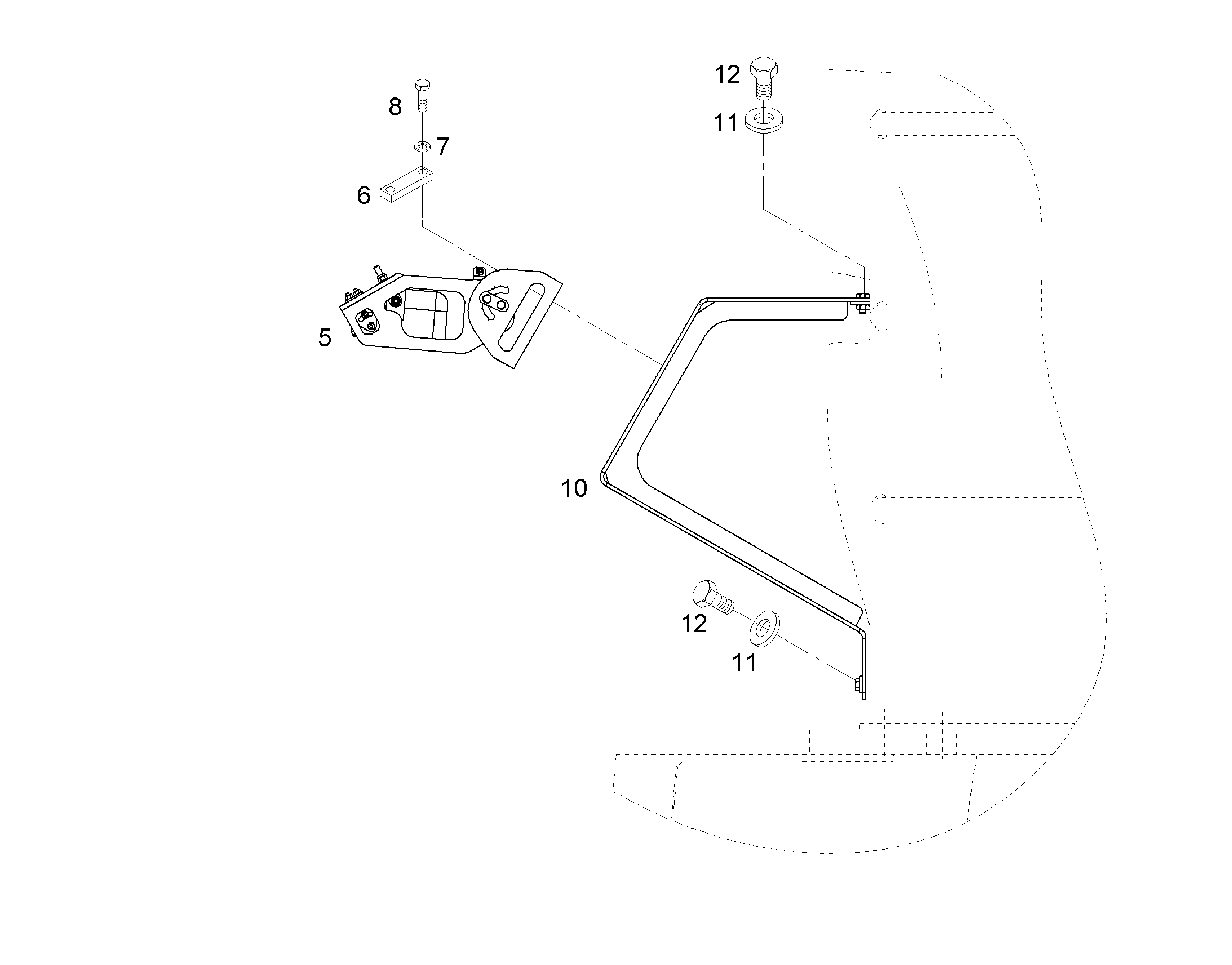 КОНСОЛЬ 10829337 LIEBHERR